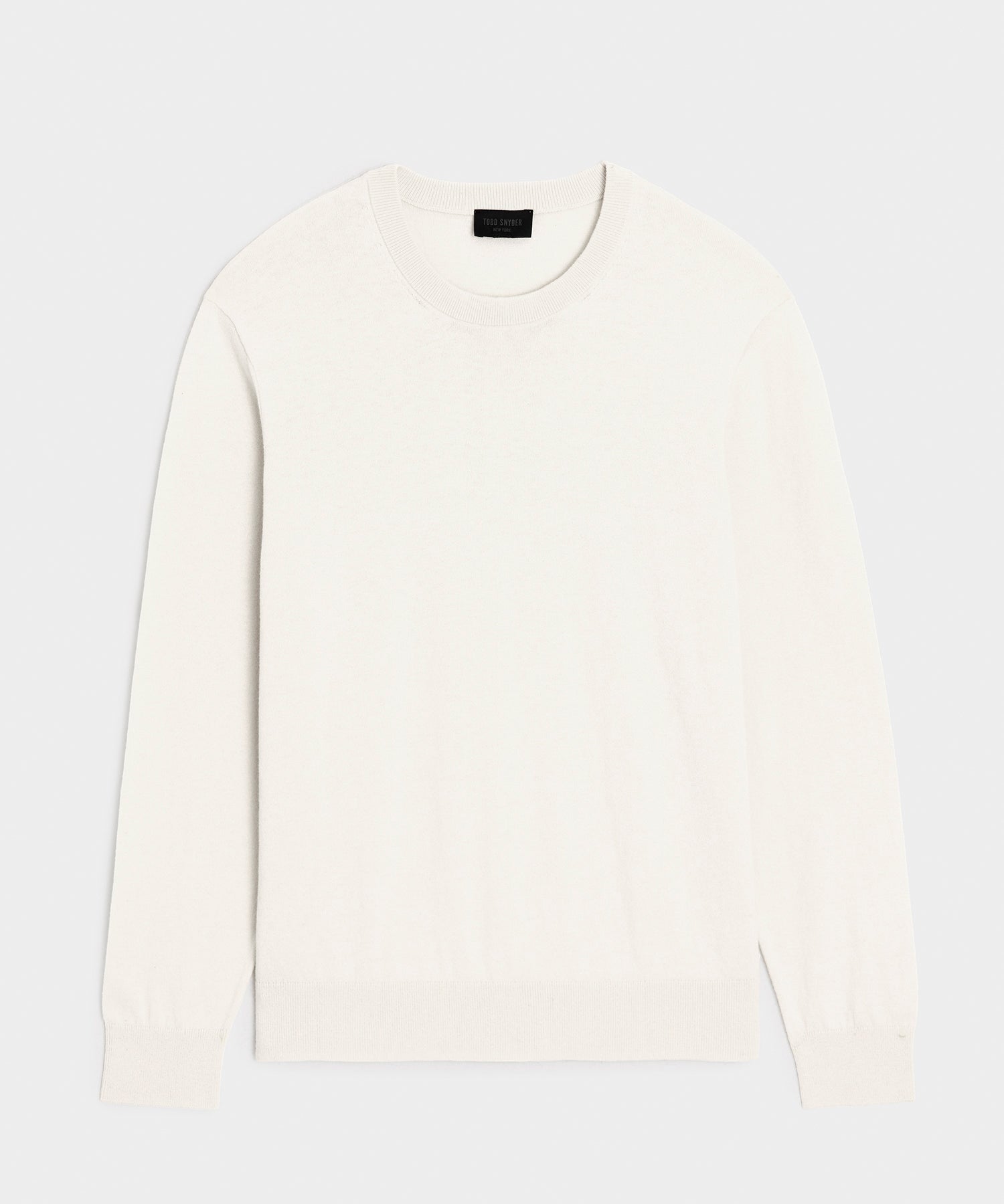Cotton-Cashmere Crewneck Sweater