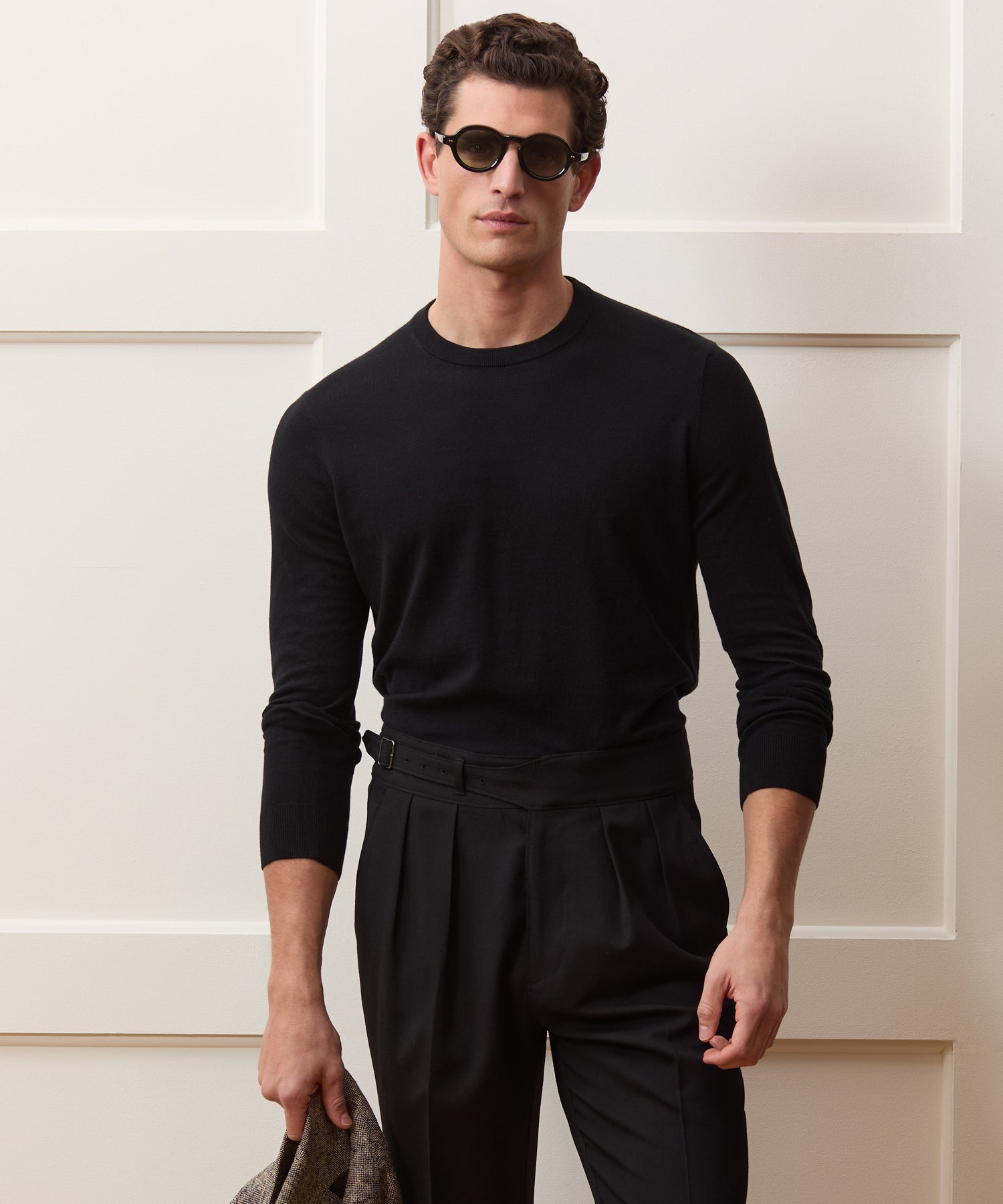 Cotton-Cashmere Crewneck Sweater