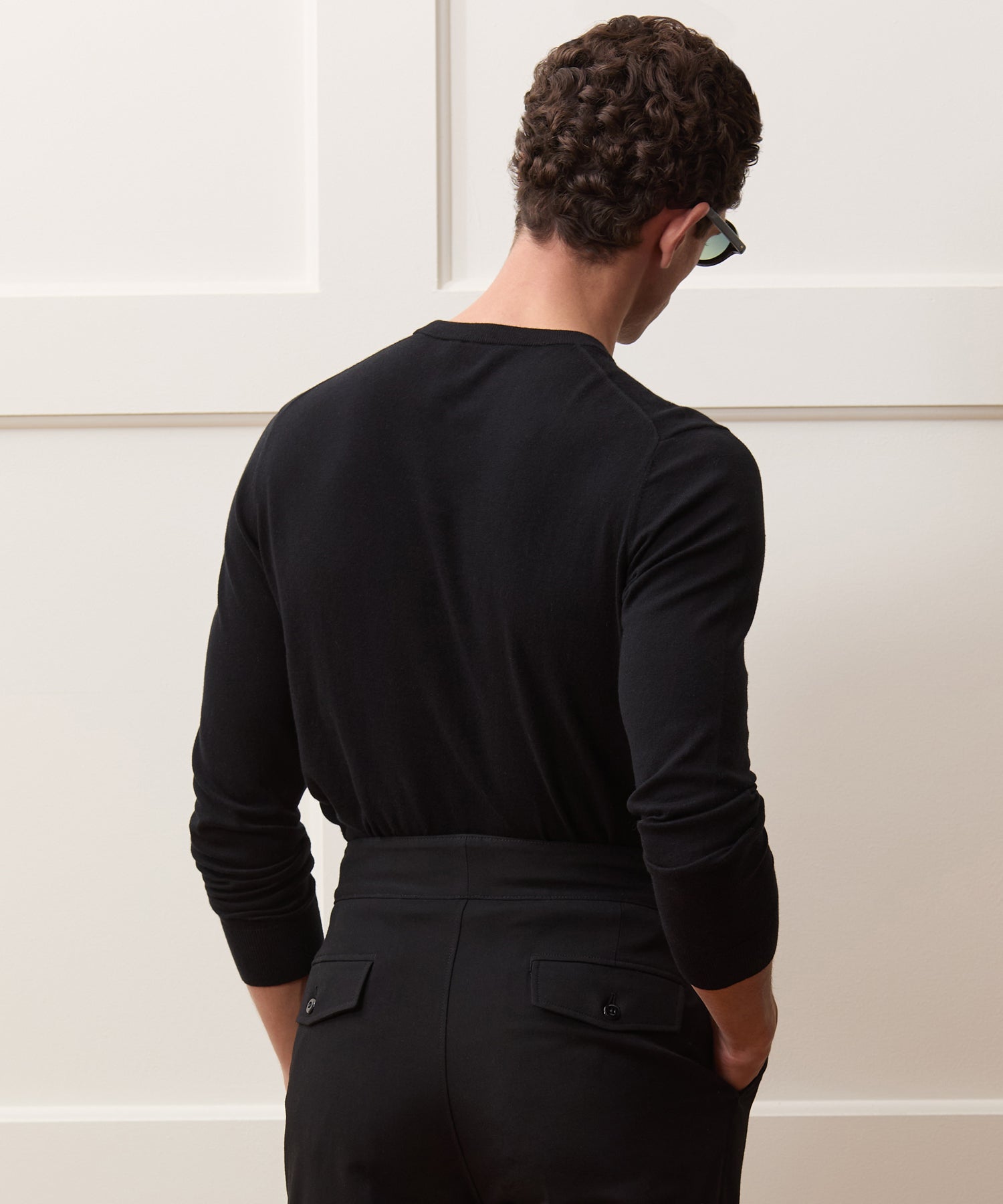 Cotton-Cashmere Crewneck Sweater