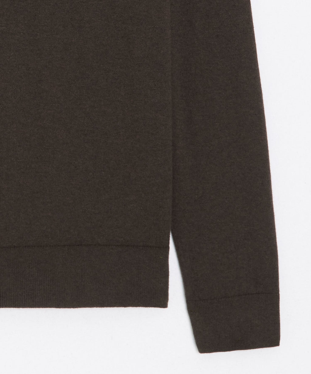 Cotton-Cashmere Crewneck Sweater