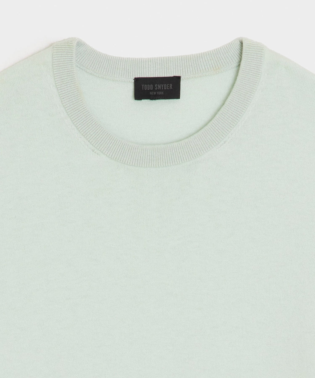 Cotton-Cashmere Crewneck Sweater