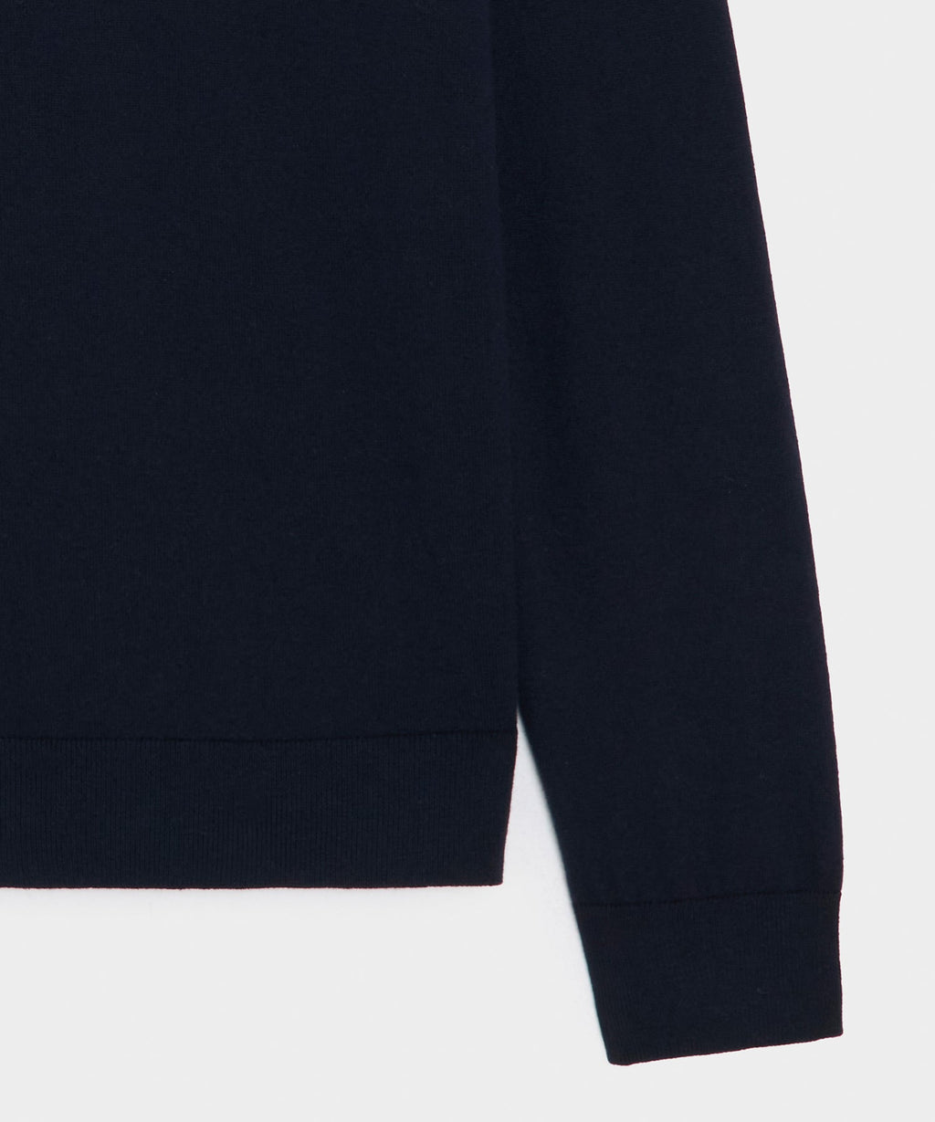 Cotton-Cashmere Crewneck Sweater