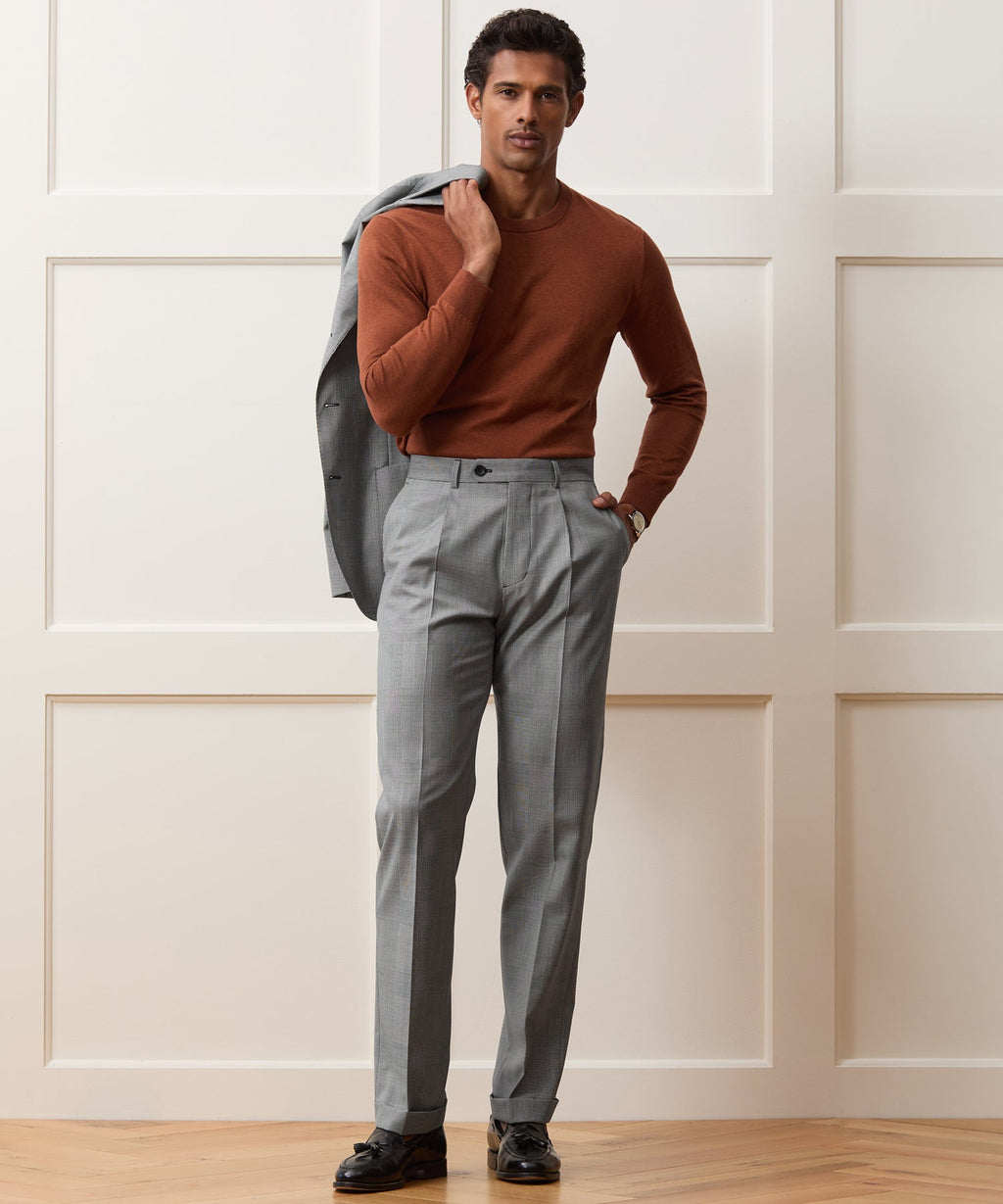 Cotton-Cashmere Crewneck Sweater