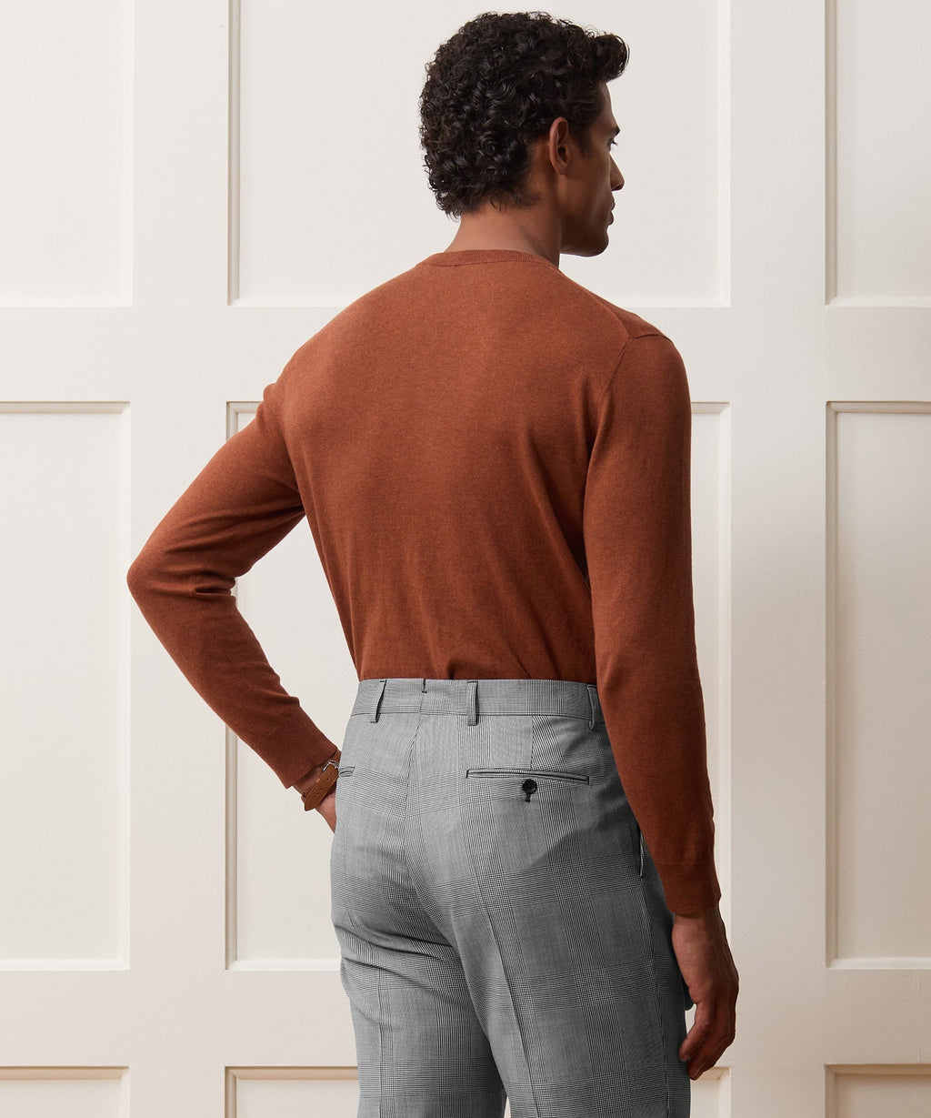 Cotton-Cashmere Crewneck Sweater