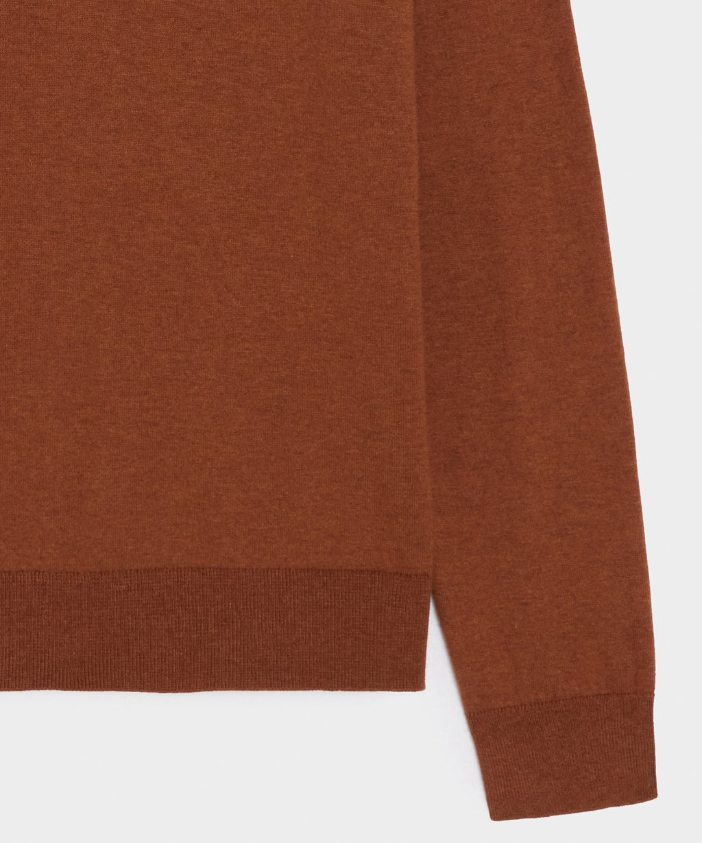 Cotton-Cashmere Crewneck Sweater
