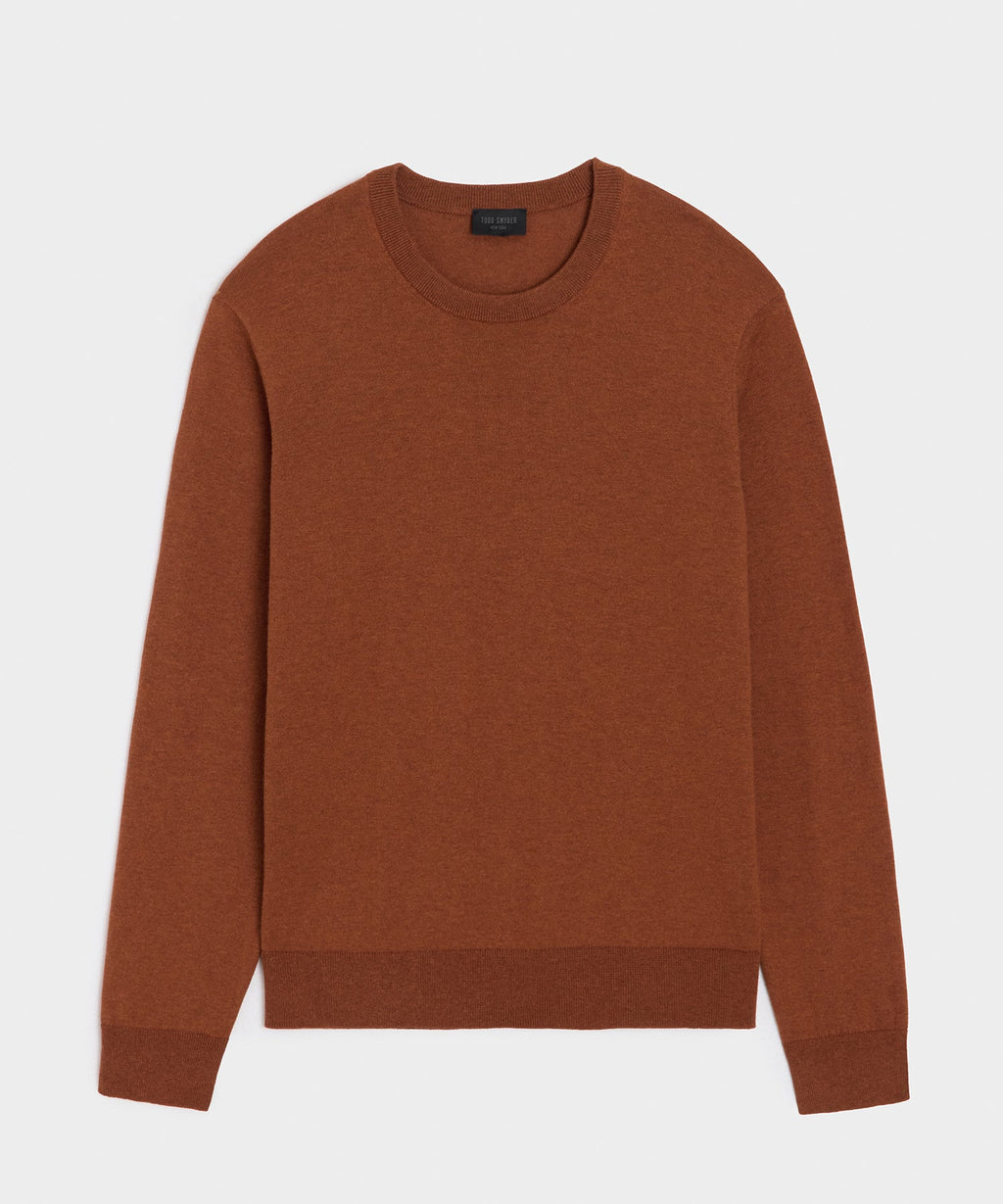 Cotton-Cashmere Crewneck Sweater