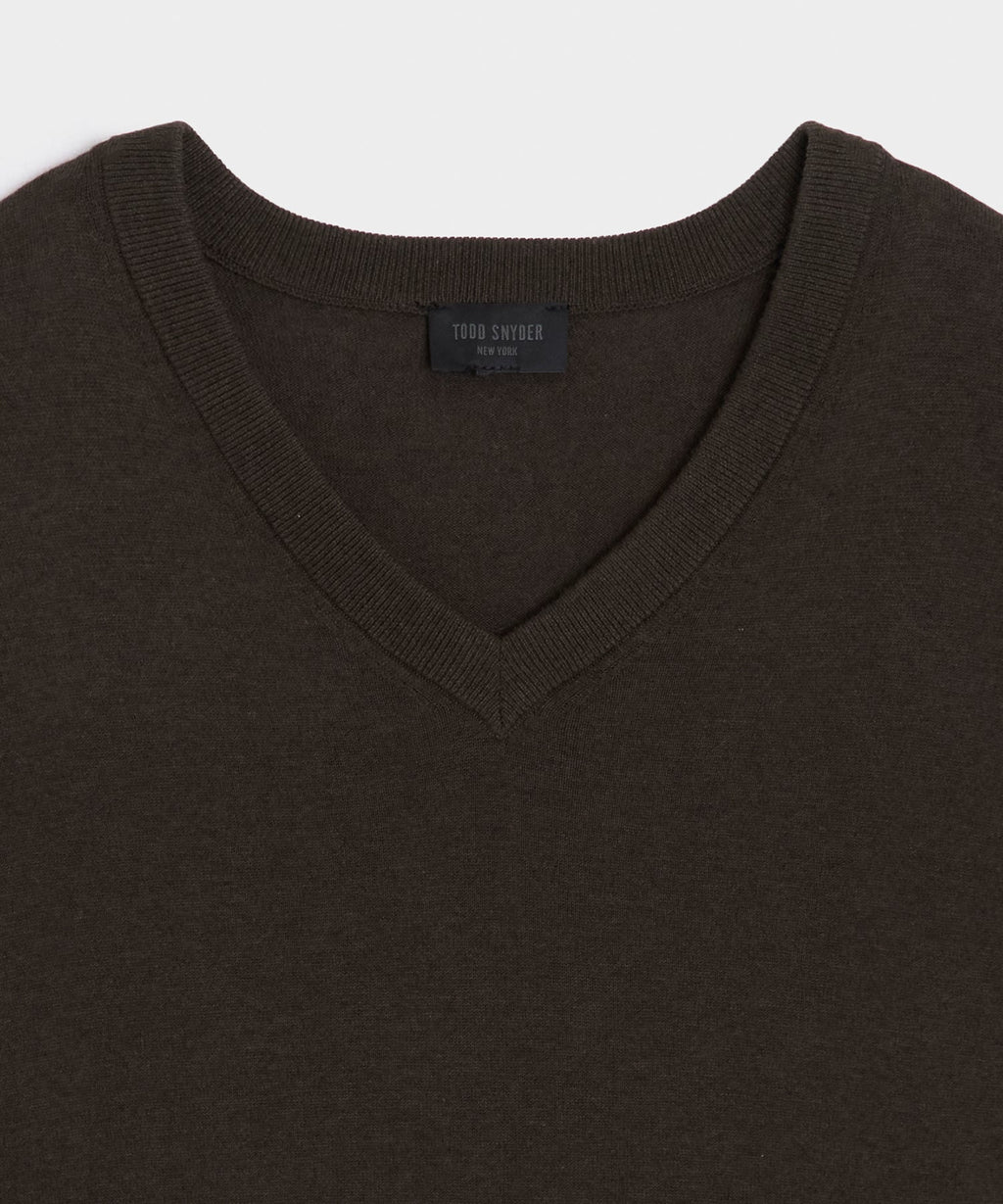 Cotton-Cashmere V-Neck