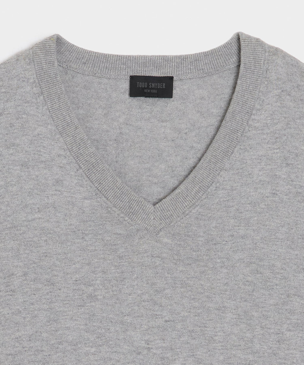 Cotton-Cashmere V-Neck