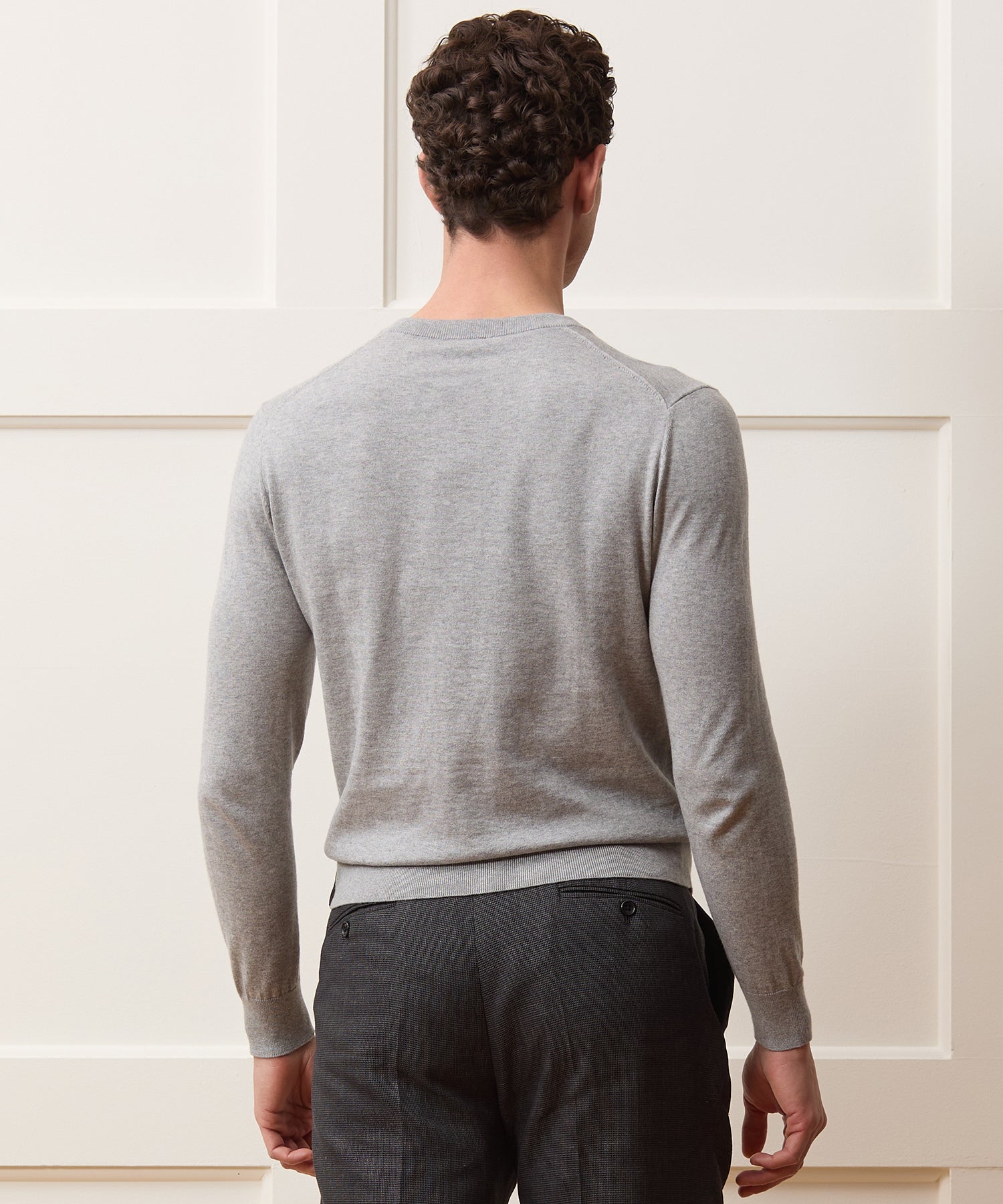 Cotton-Cashmere V-Neck