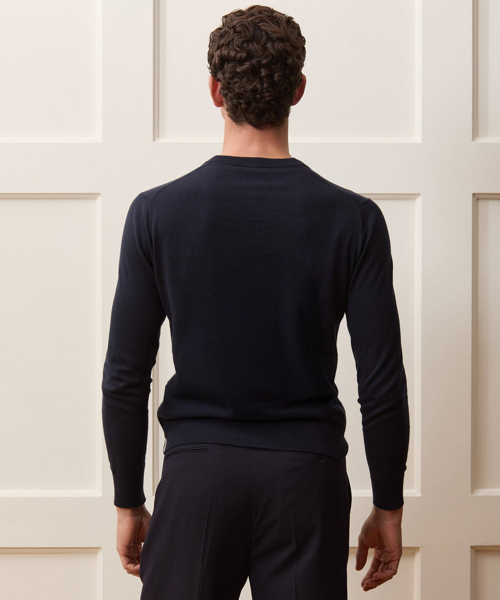 Cotton-Cashmere V-Neck