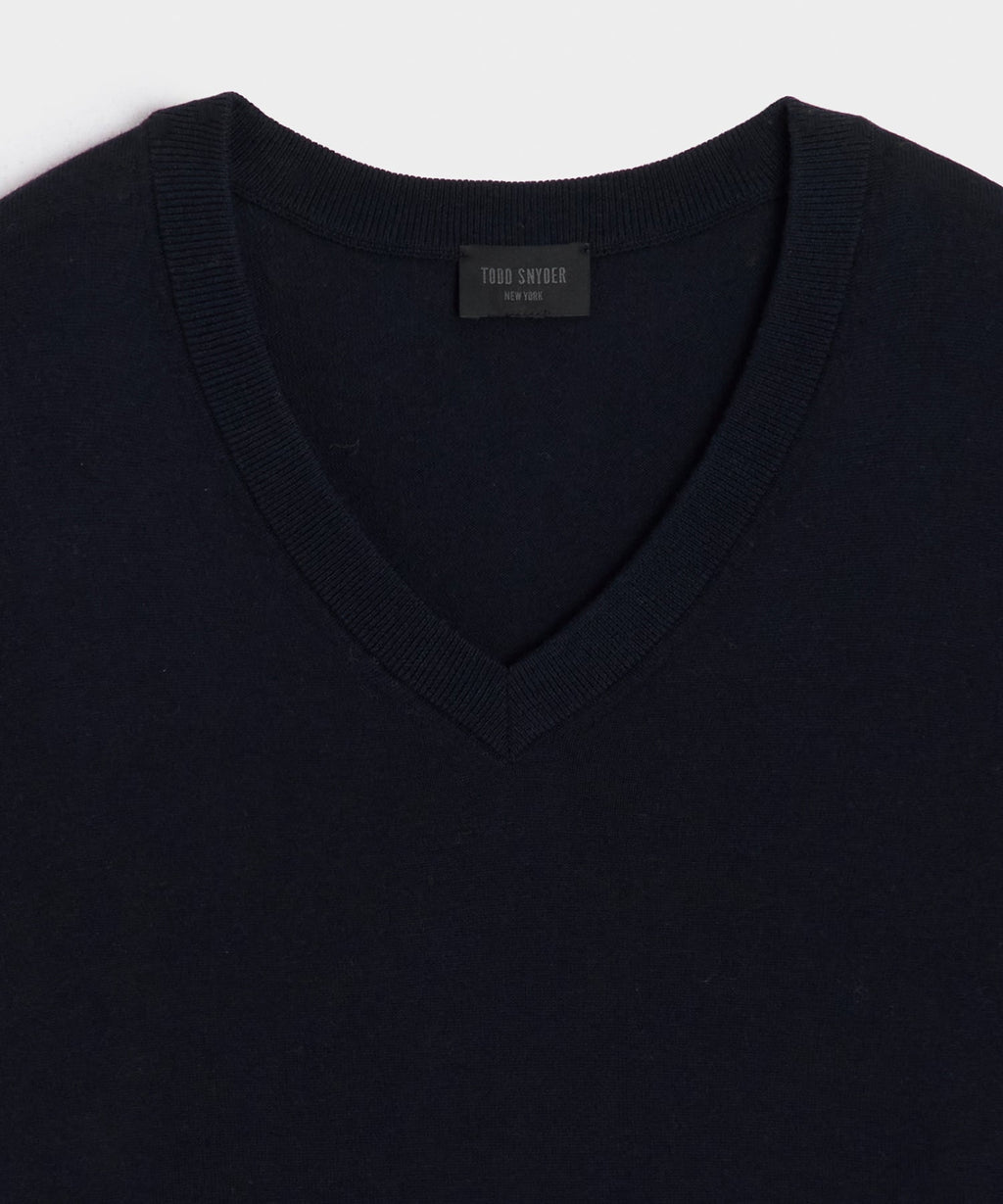 Cotton-Cashmere V-Neck