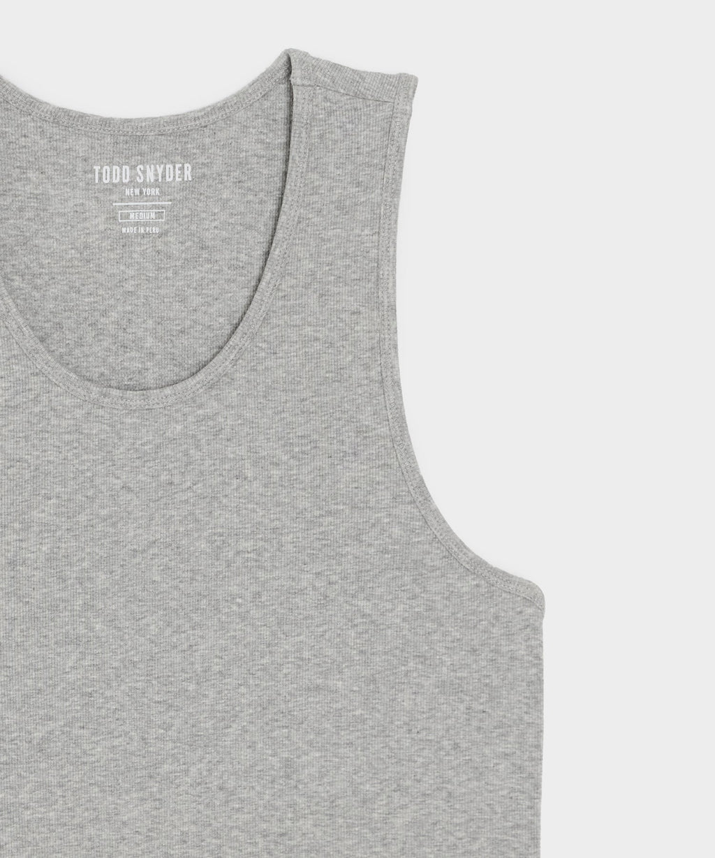 Slim Ribbed Tank