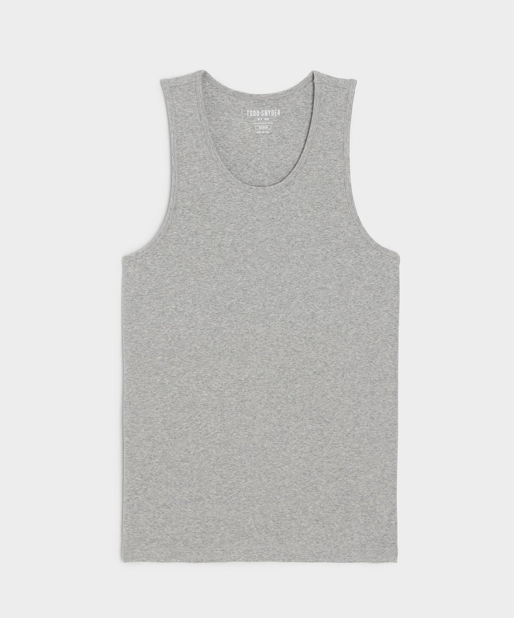 Slim Ribbed Tank