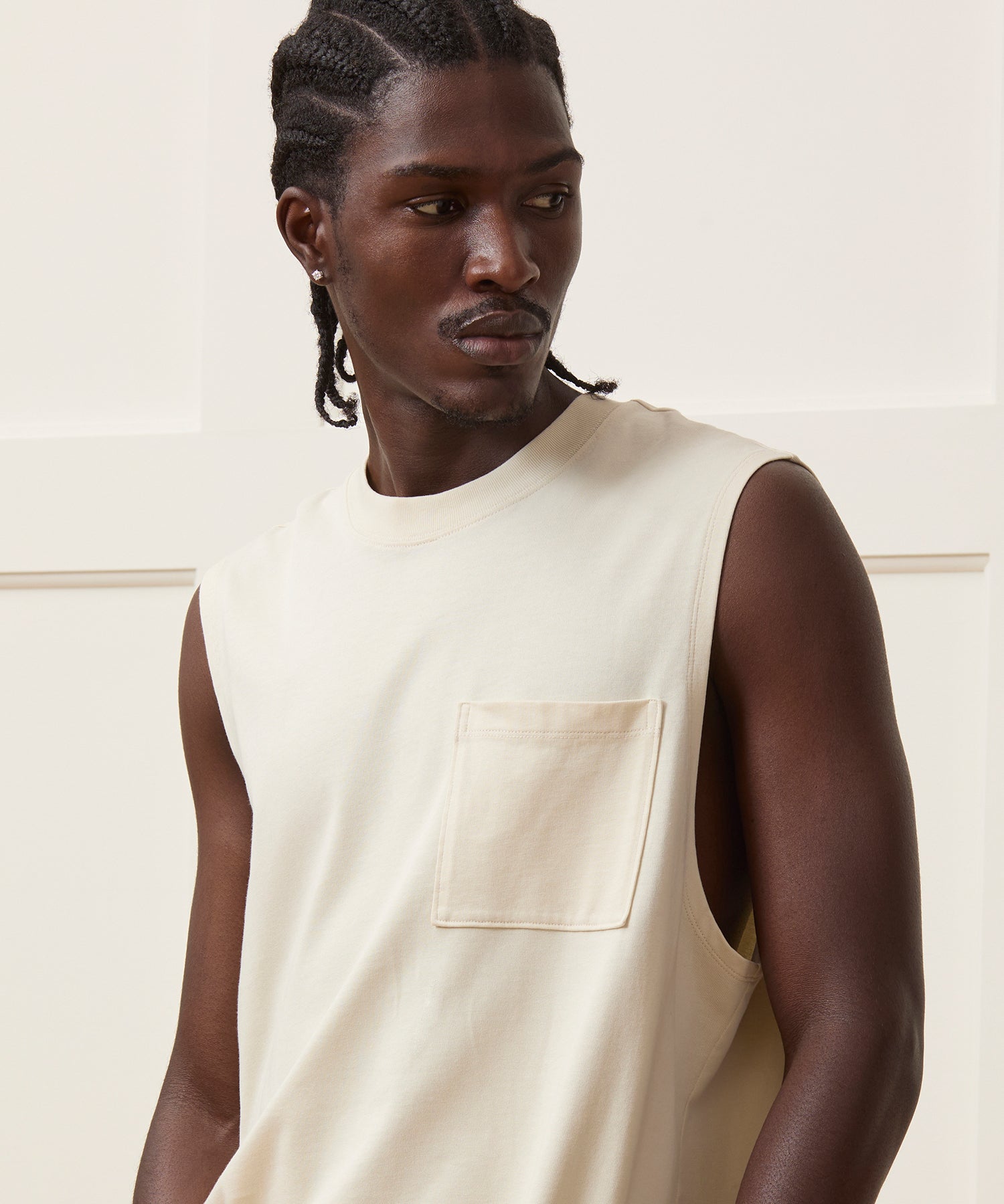 Boxy Jersey Muscle Tank