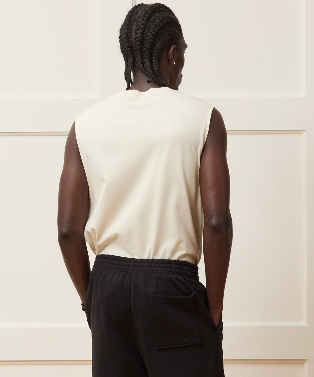 Boxy Jersey Muscle Tank