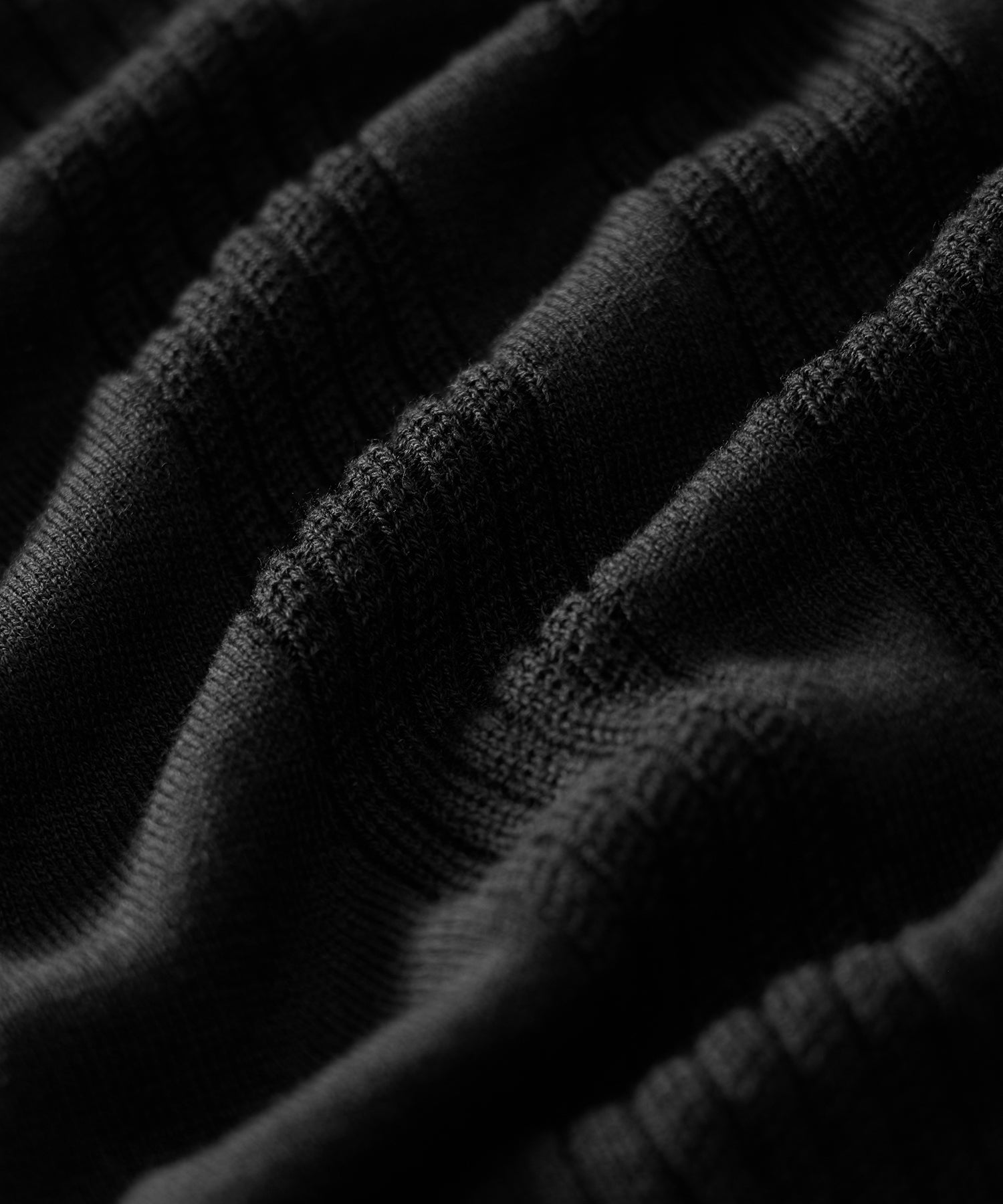 Silk-Cotton Ribbed Sweater Polo