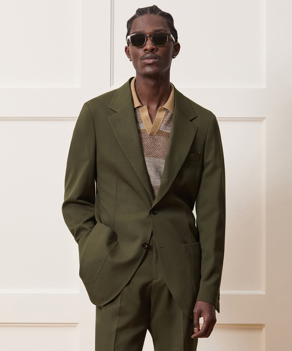 Italian Wool Gabardine Madison Suit