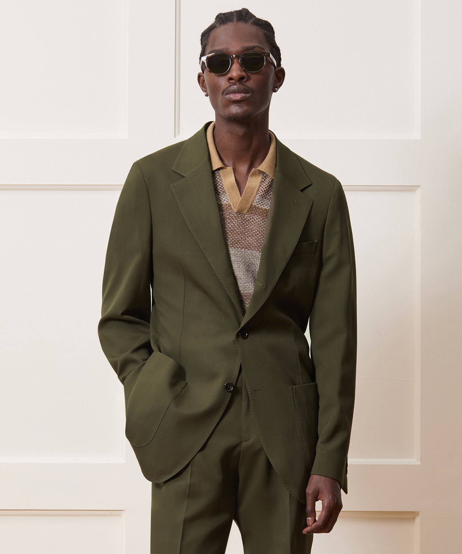Italian Wool Gabardine Madison Suit