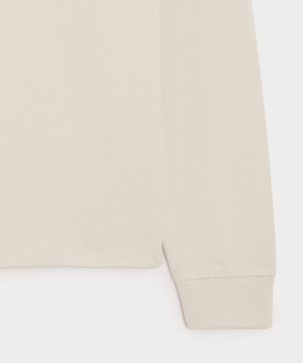 Boxy Jersey Mockneck Tee
