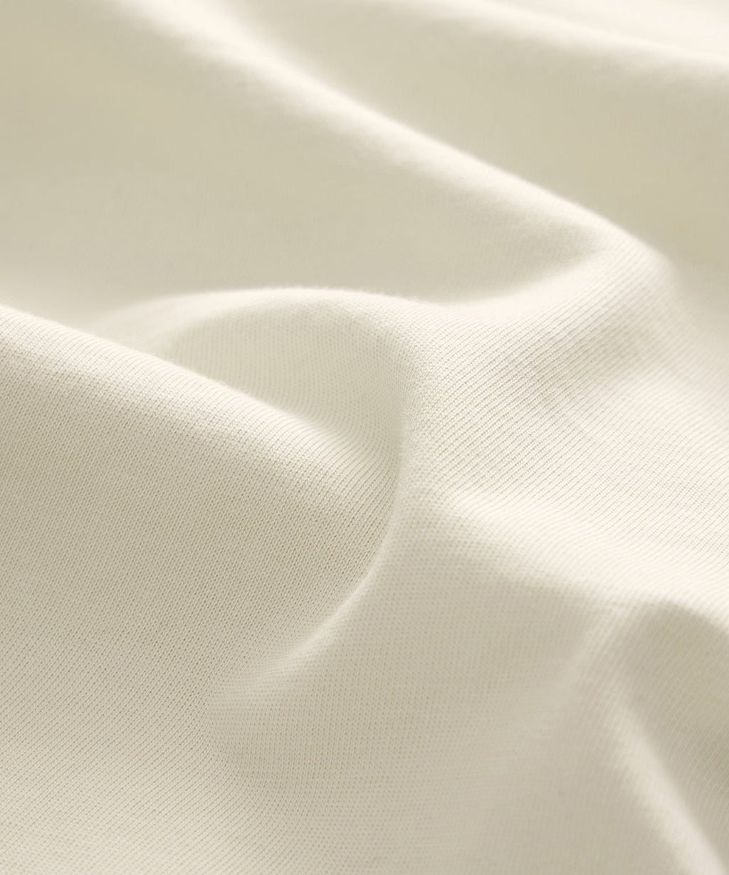 Boxy Jersey Mockneck Tee