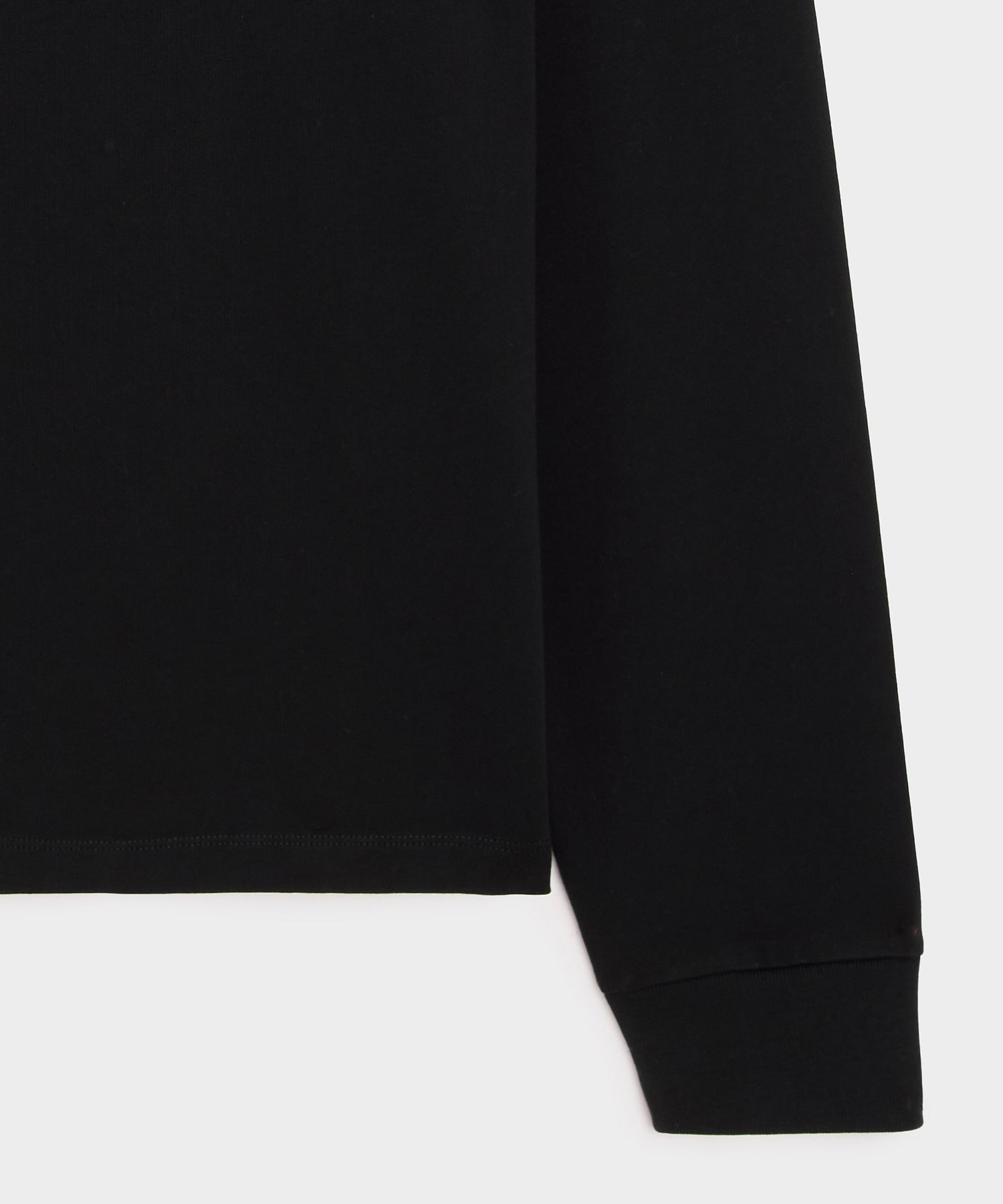 Boxy Jersey Mockneck Tee