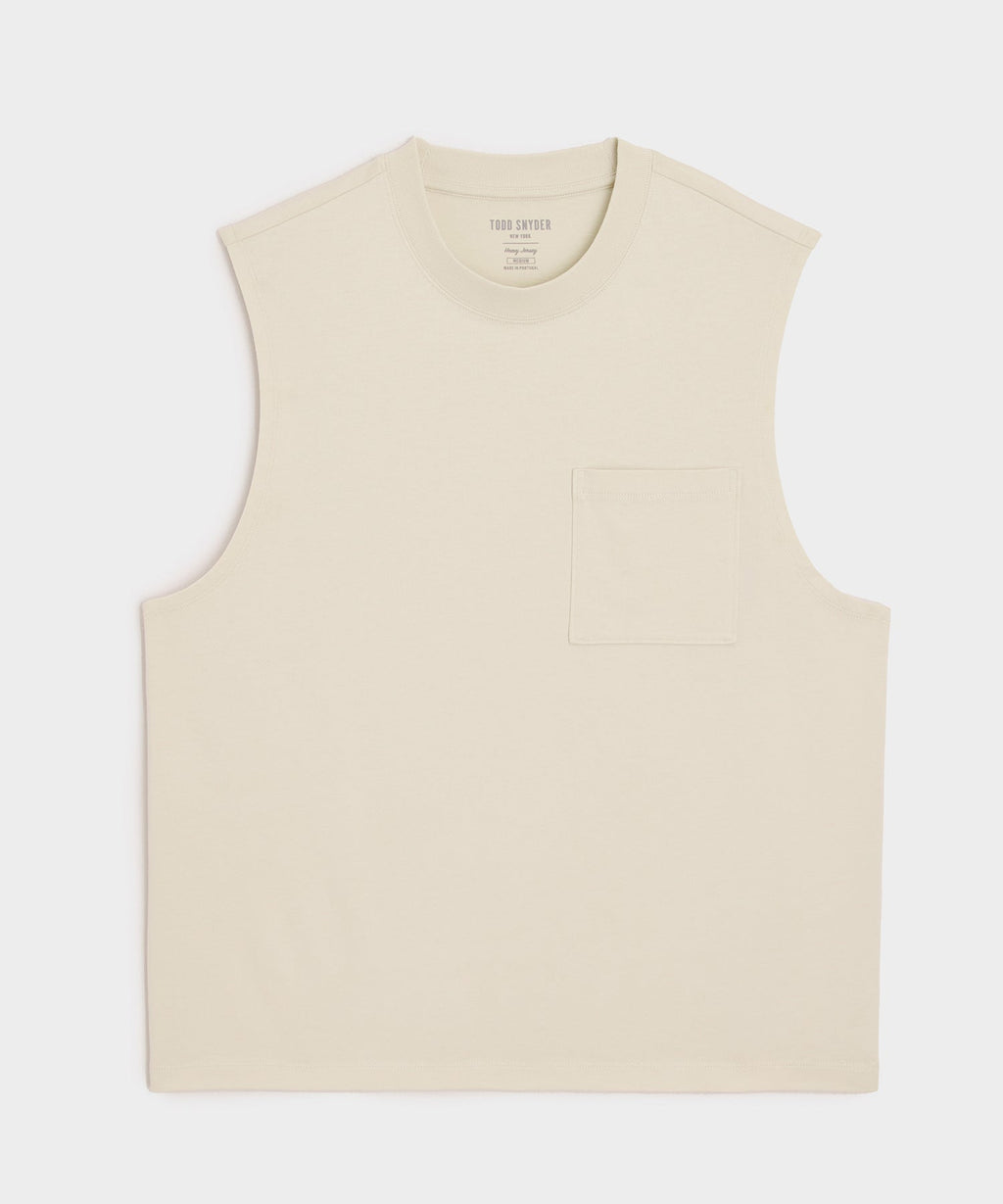 Boxy Jersey Muscle Tank
