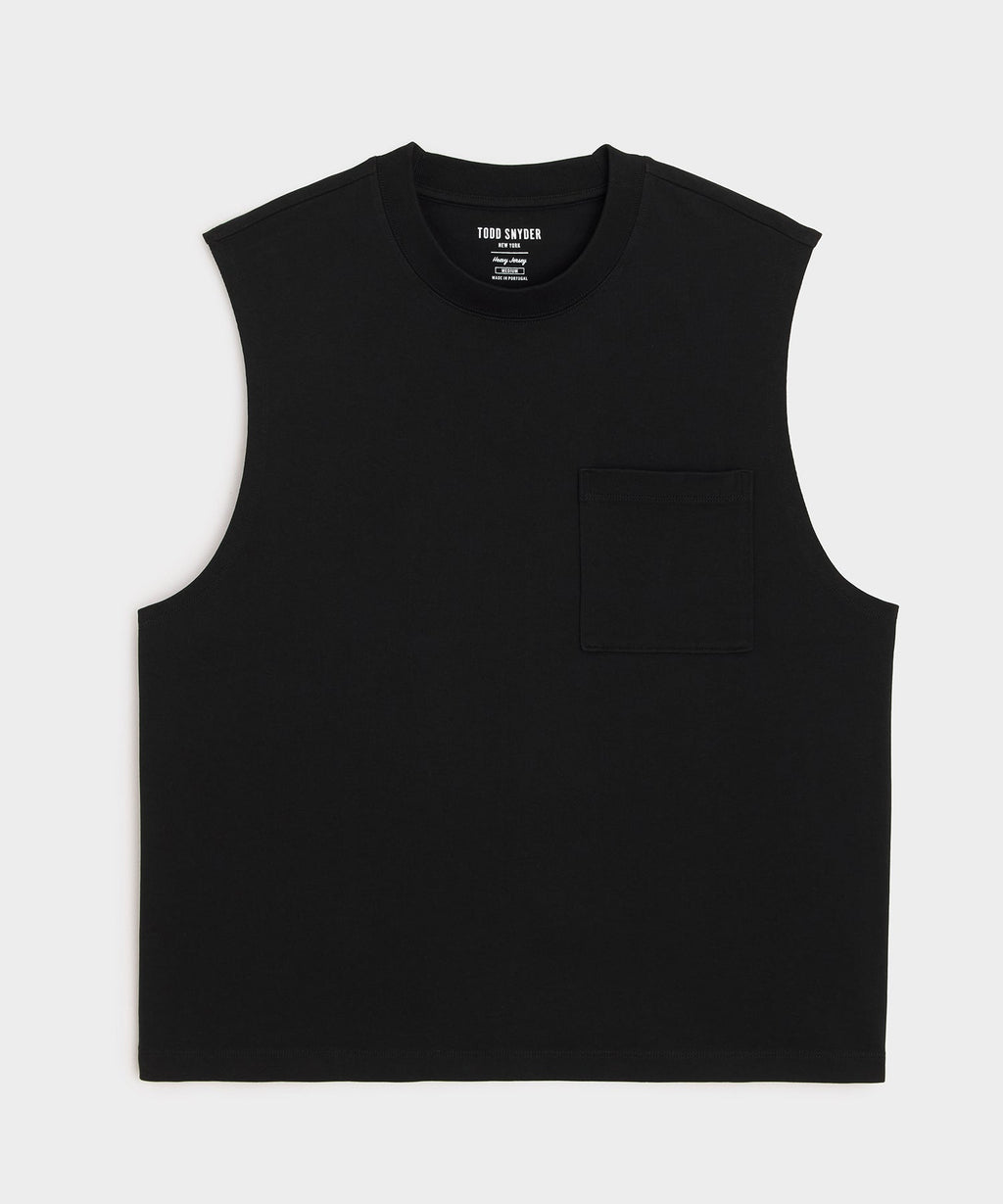 Boxy Jersey Muscle Tank