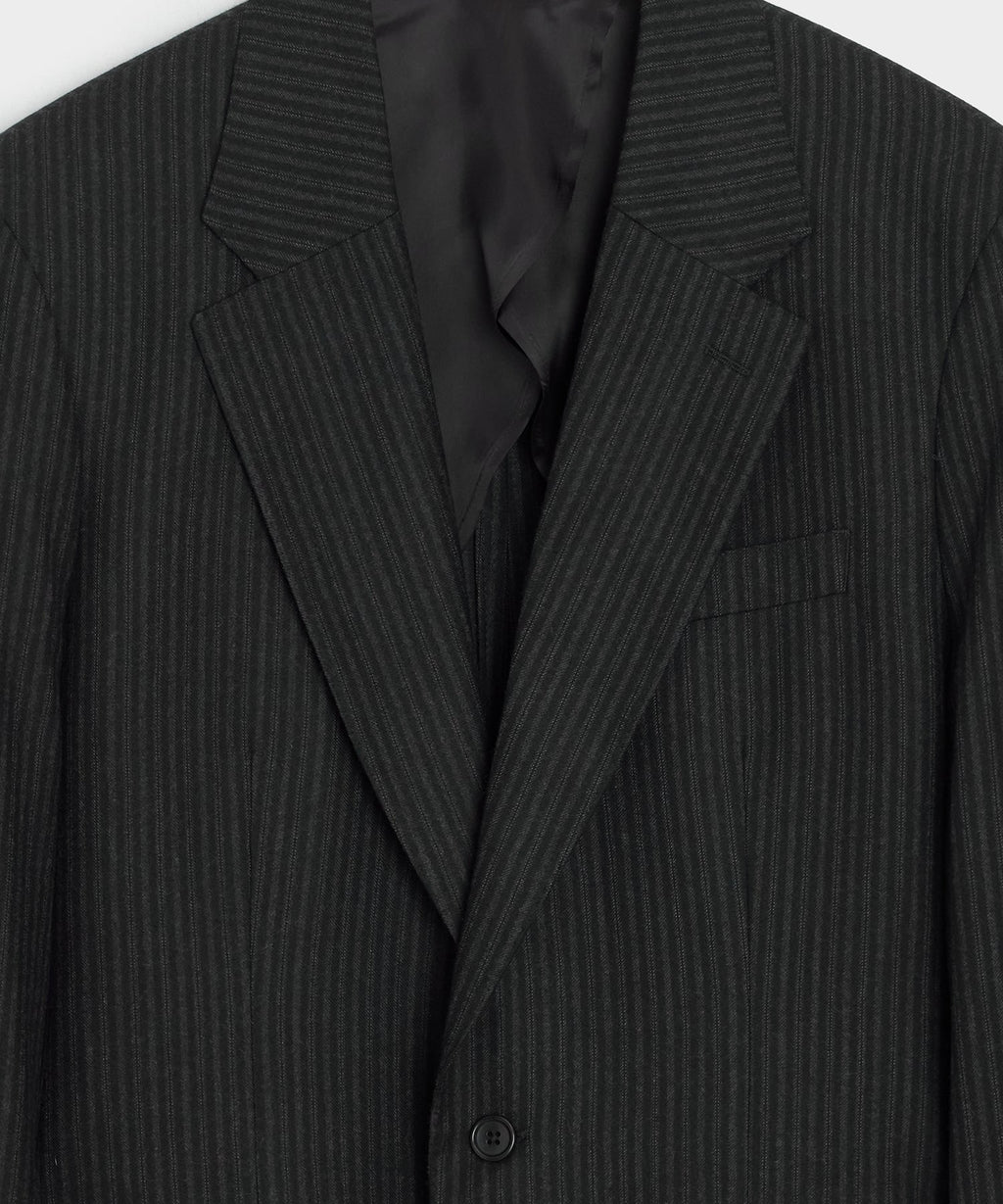Italian Flannel Pinstripe Wythe Jacket