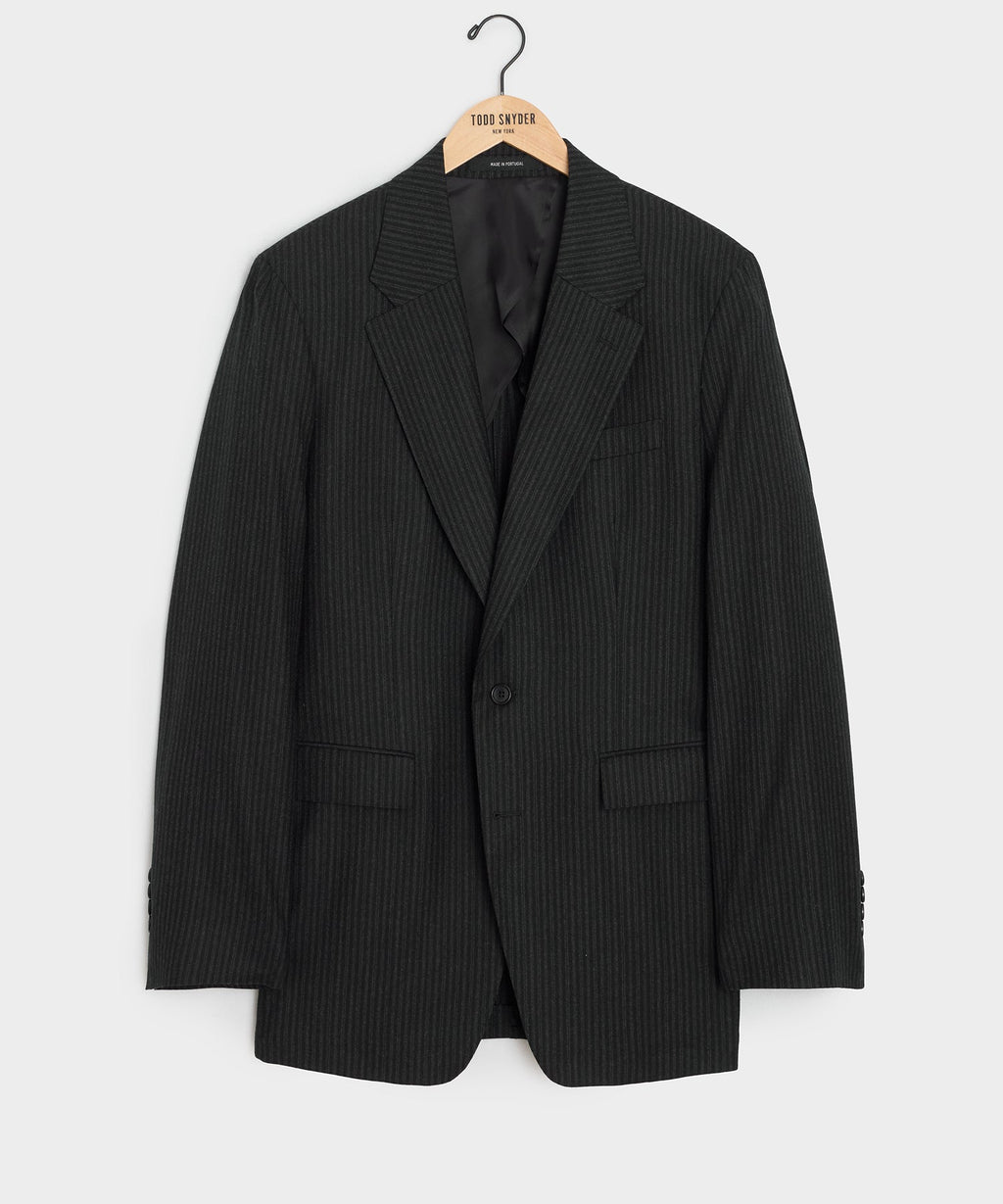 Italian Flannel Pinstripe Wythe Jacket