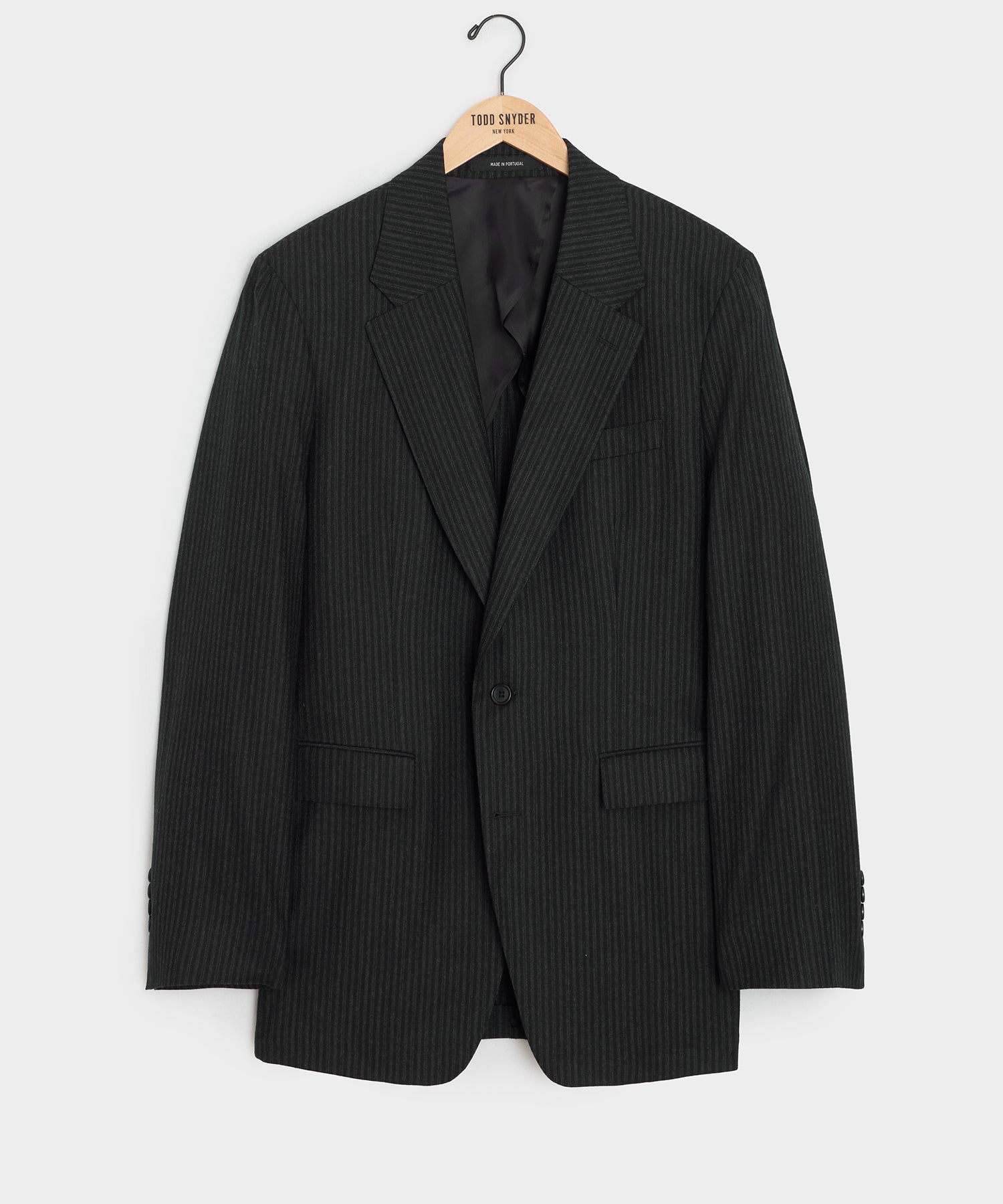 Italian Flannel Pinstripe Wythe Jacket