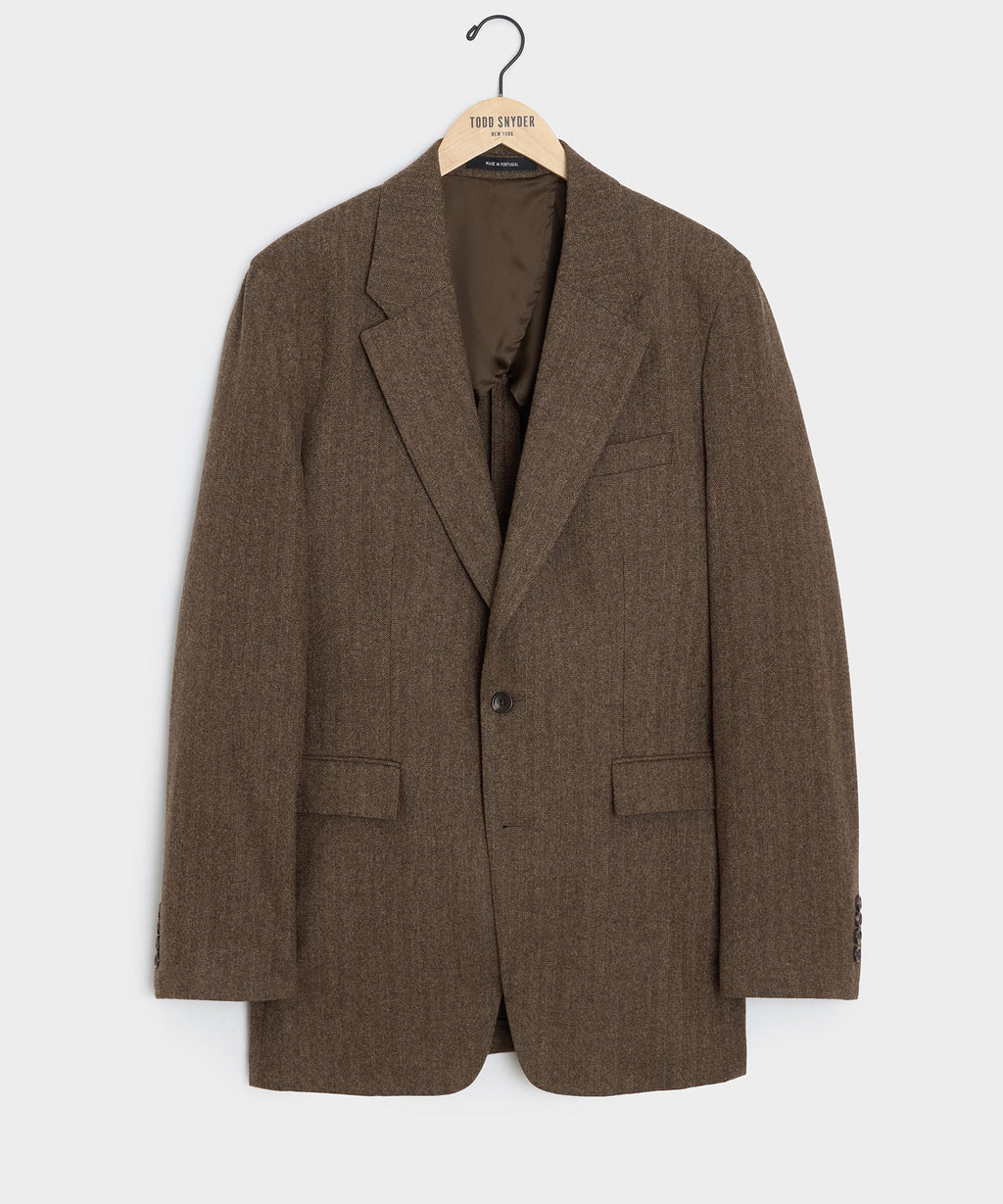 Italian Flannel Herringbone Wythe Jacket