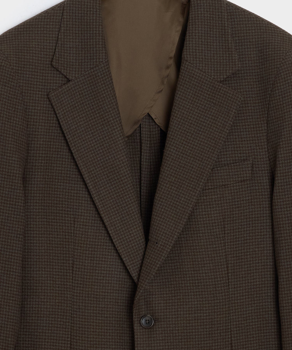 Italian Flannel Houndstooth Madison Jacket