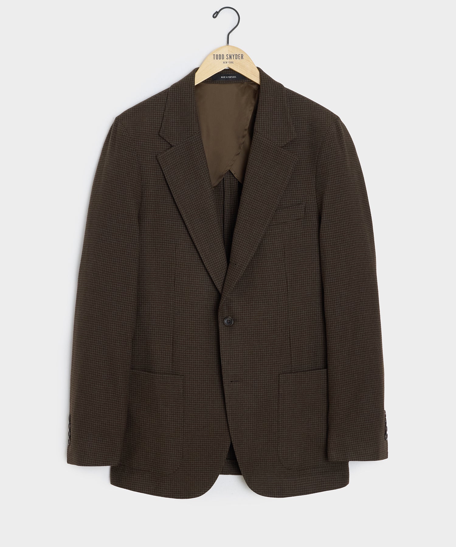 Italian Flannel Houndstooth Madison Jacket