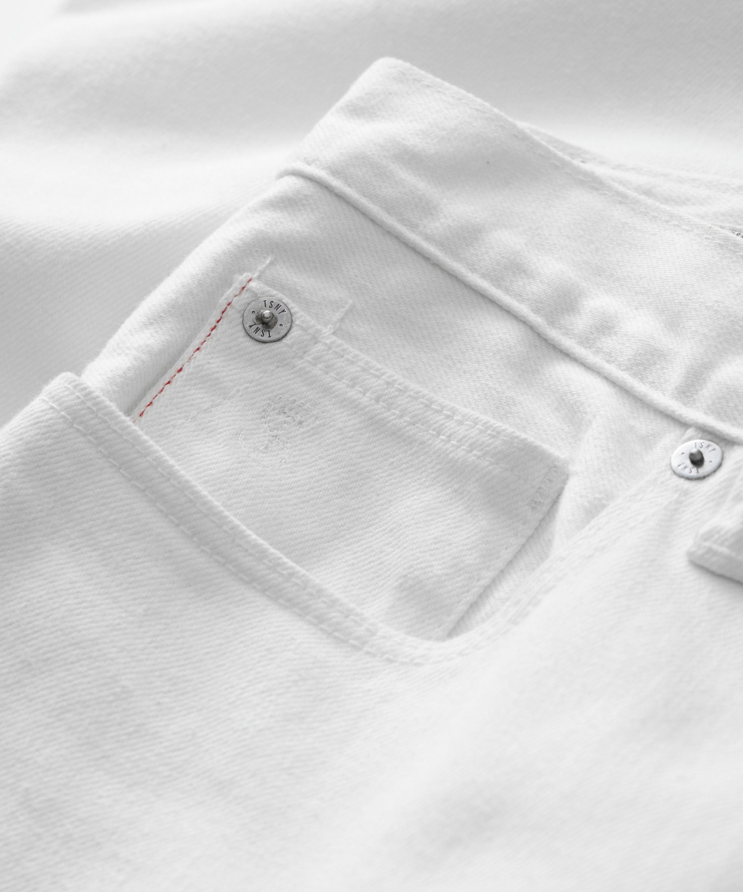 Slim Japanese Selvedge Stretch Jean in White