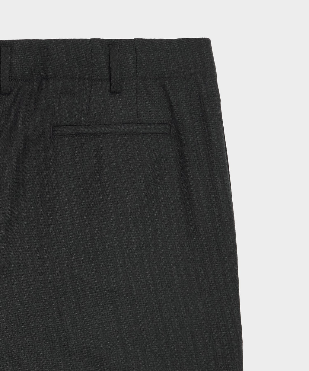 Italian Flannel Striped Hollywood Trouser