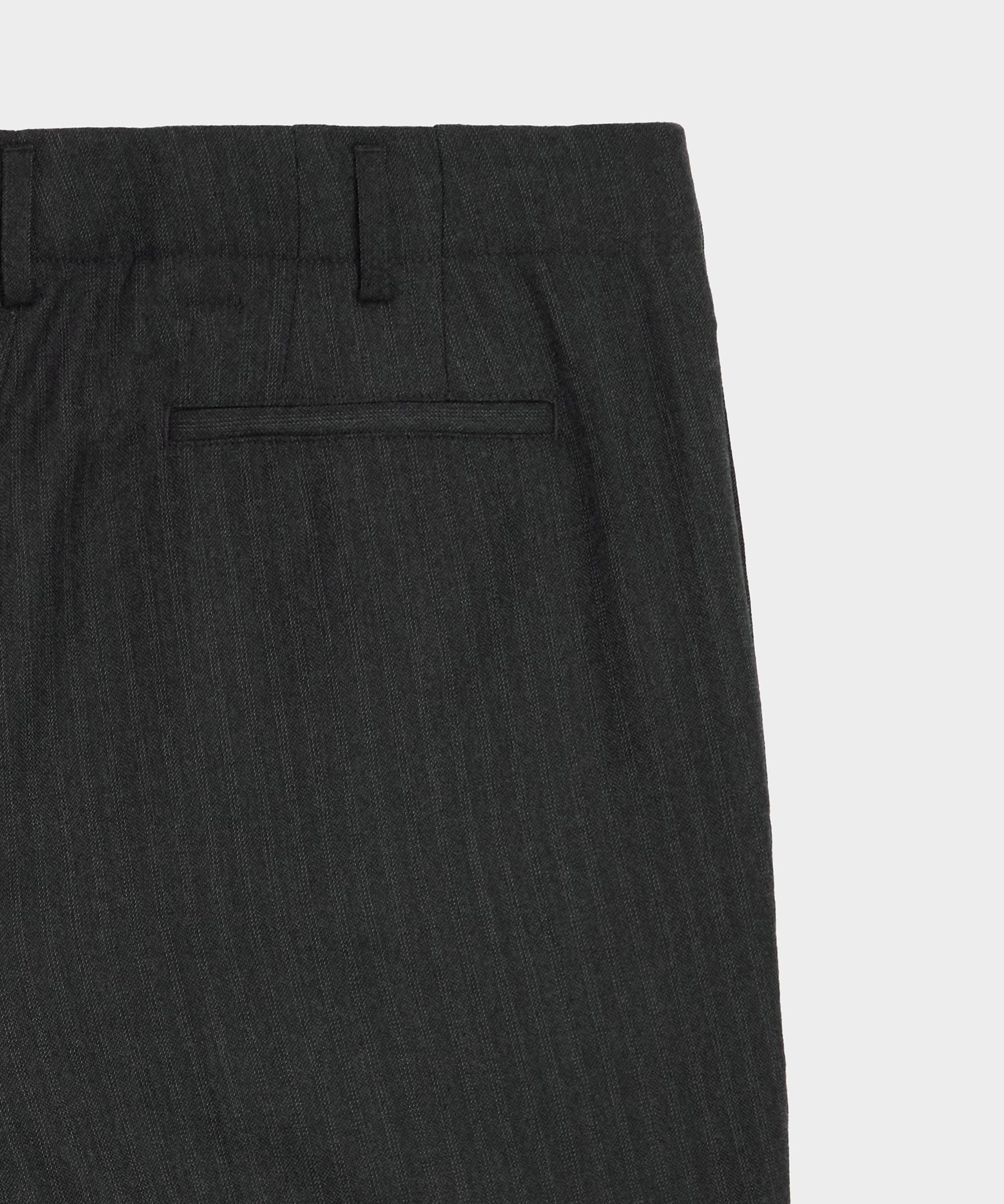Italian Flannel Striped Hollywood Trouser