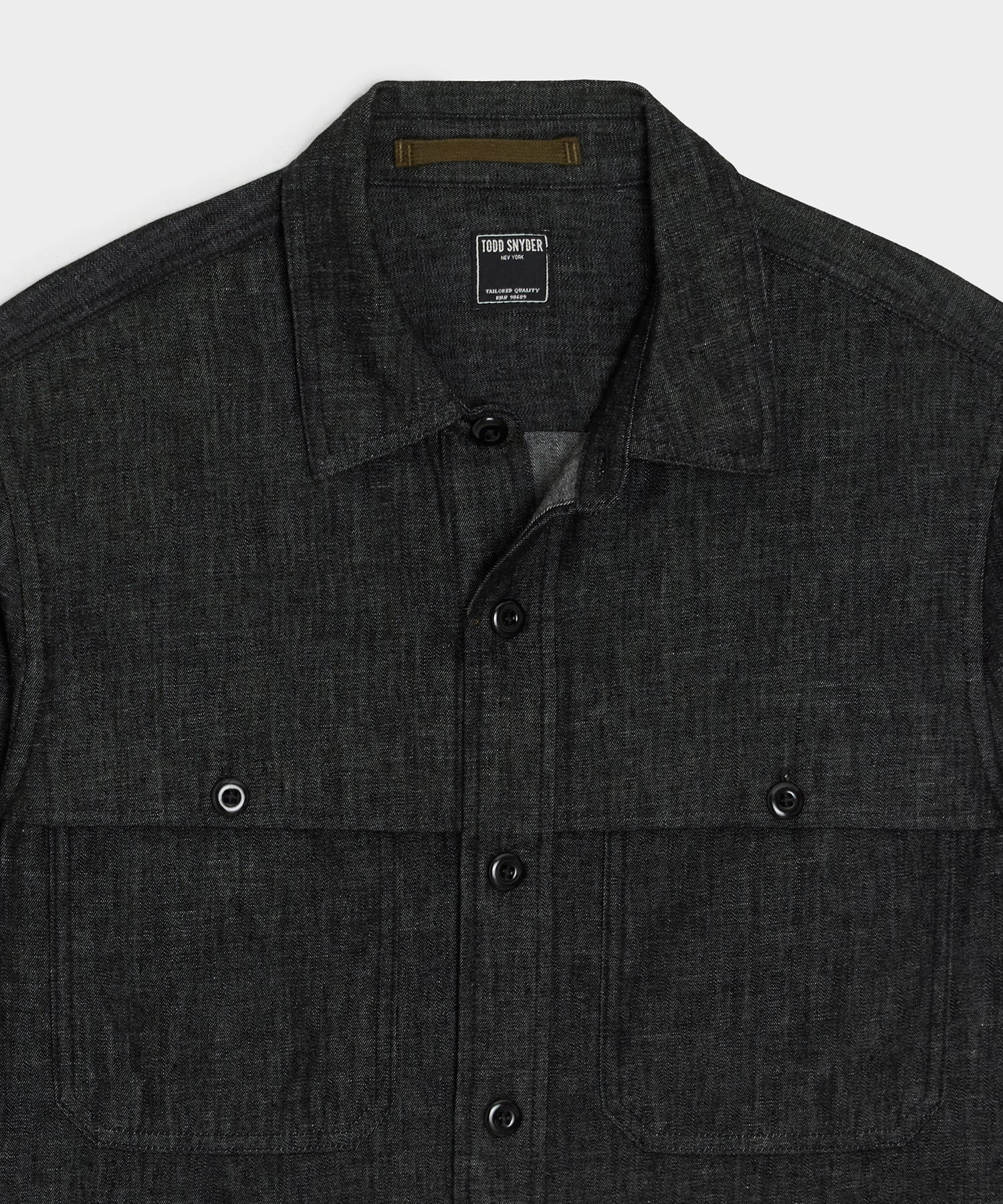 Denim Cape Shirt