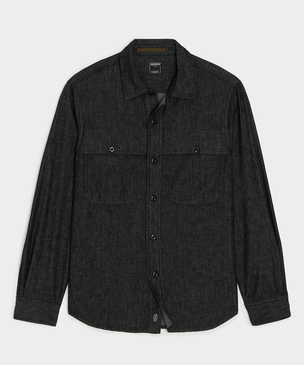Denim Cape Shirt