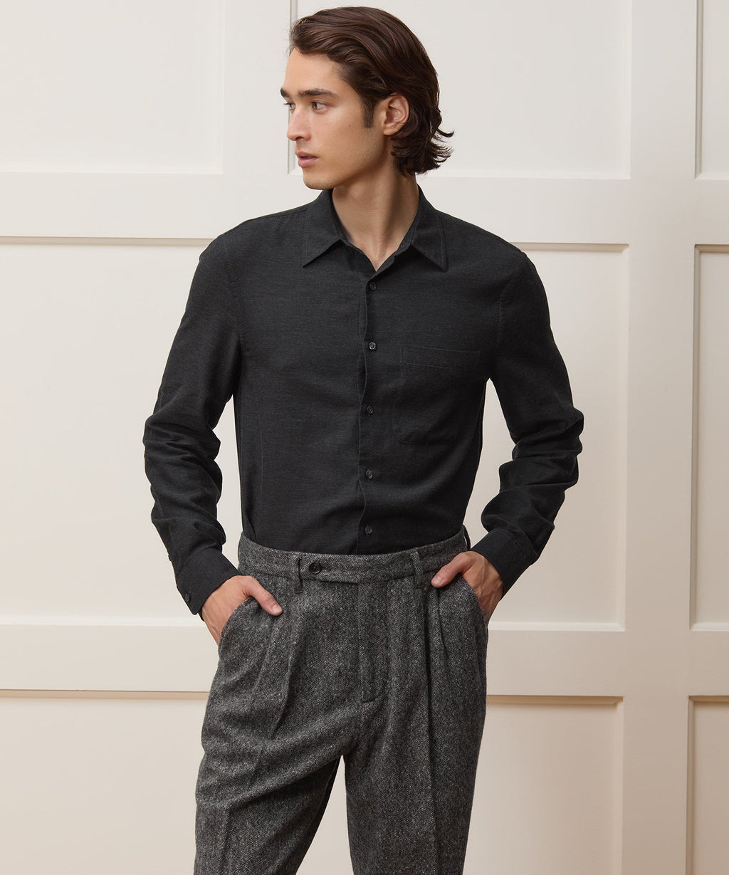 Portuguese Cotton-Cashmere Sport Shirt
