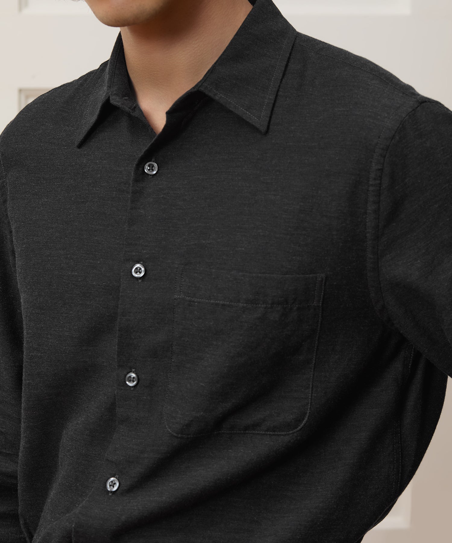 Portuguese Cotton-Cashmere Sport Shirt