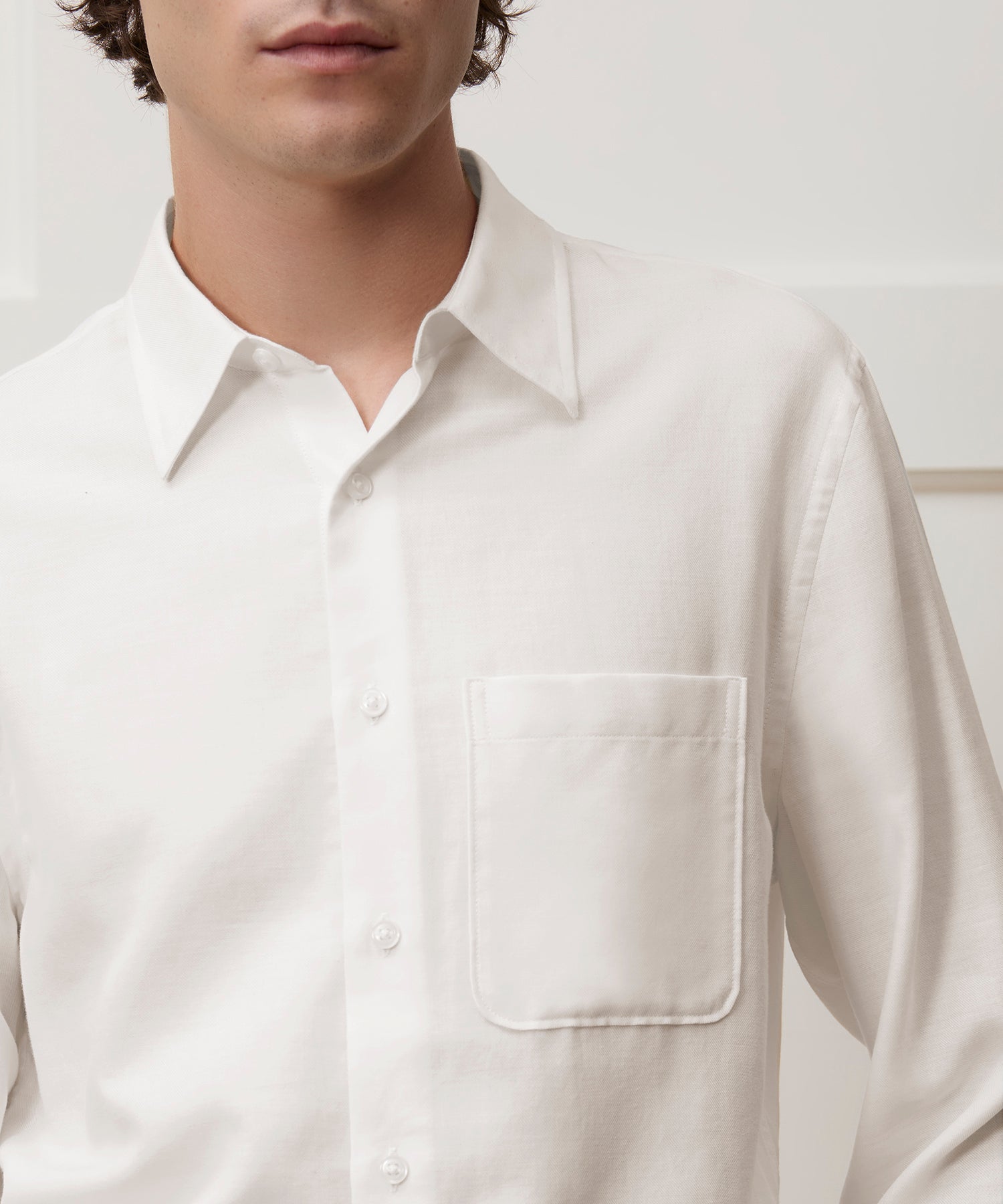 Portuguese Cotton-Cashmere Sport Shirt