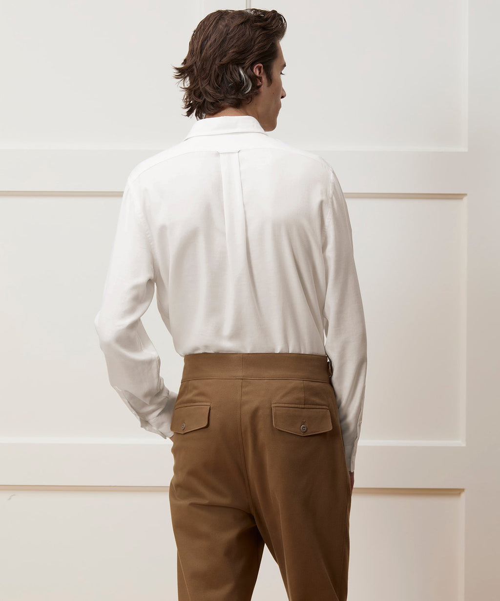 Portuguese Cotton-Cashmere Sport Shirt