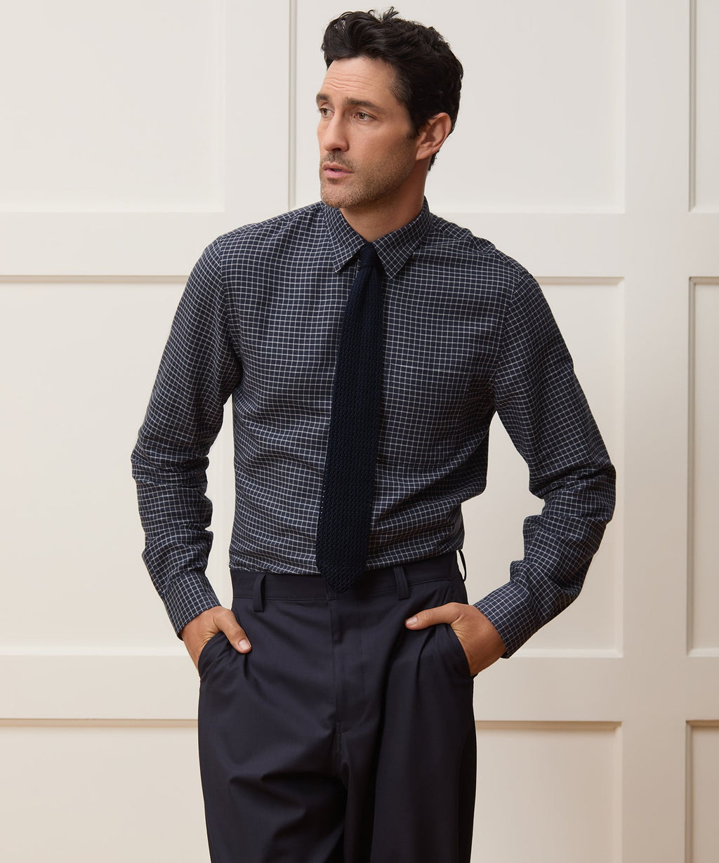 Portuguese Cotton-Cashmere Sport Shirt