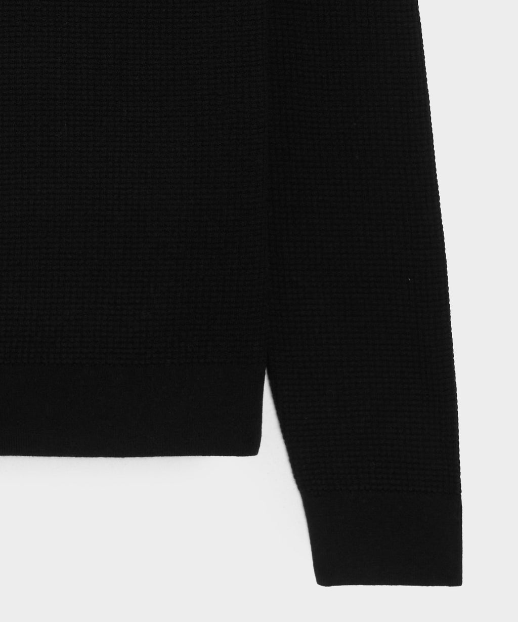Merino Waffle Crewneck