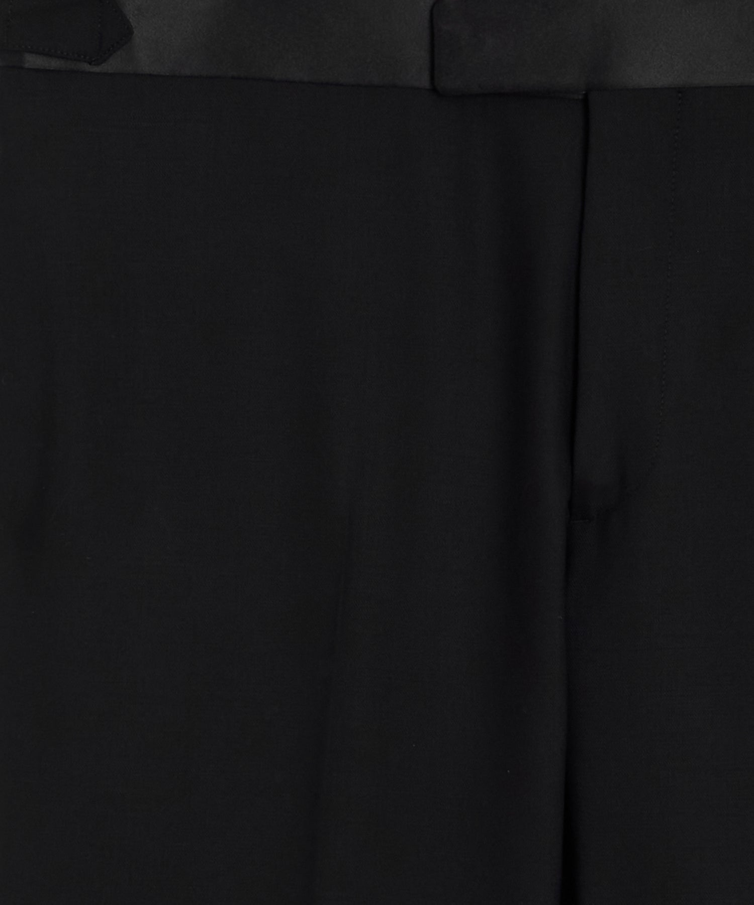 Italian Wool Straight Fit Tuxedo Trouser