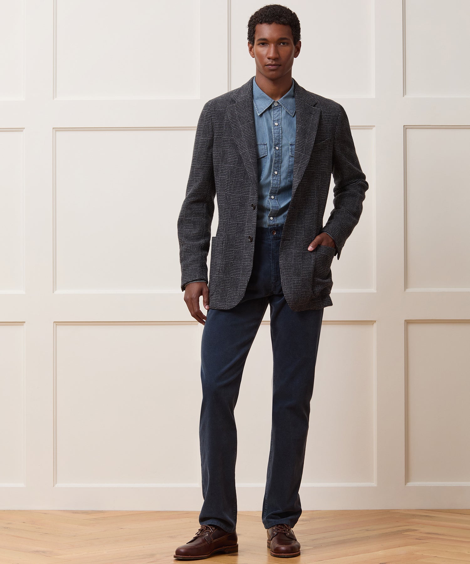 Italian Wool Glen Plaid Sport Coat