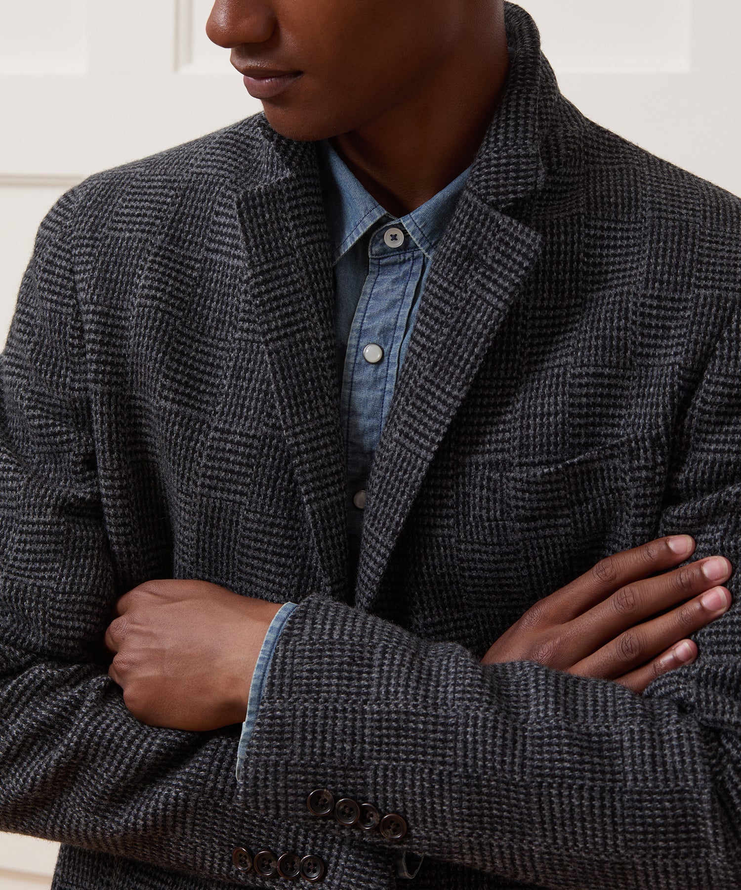 Italian Wool Glen Plaid Sport Coat