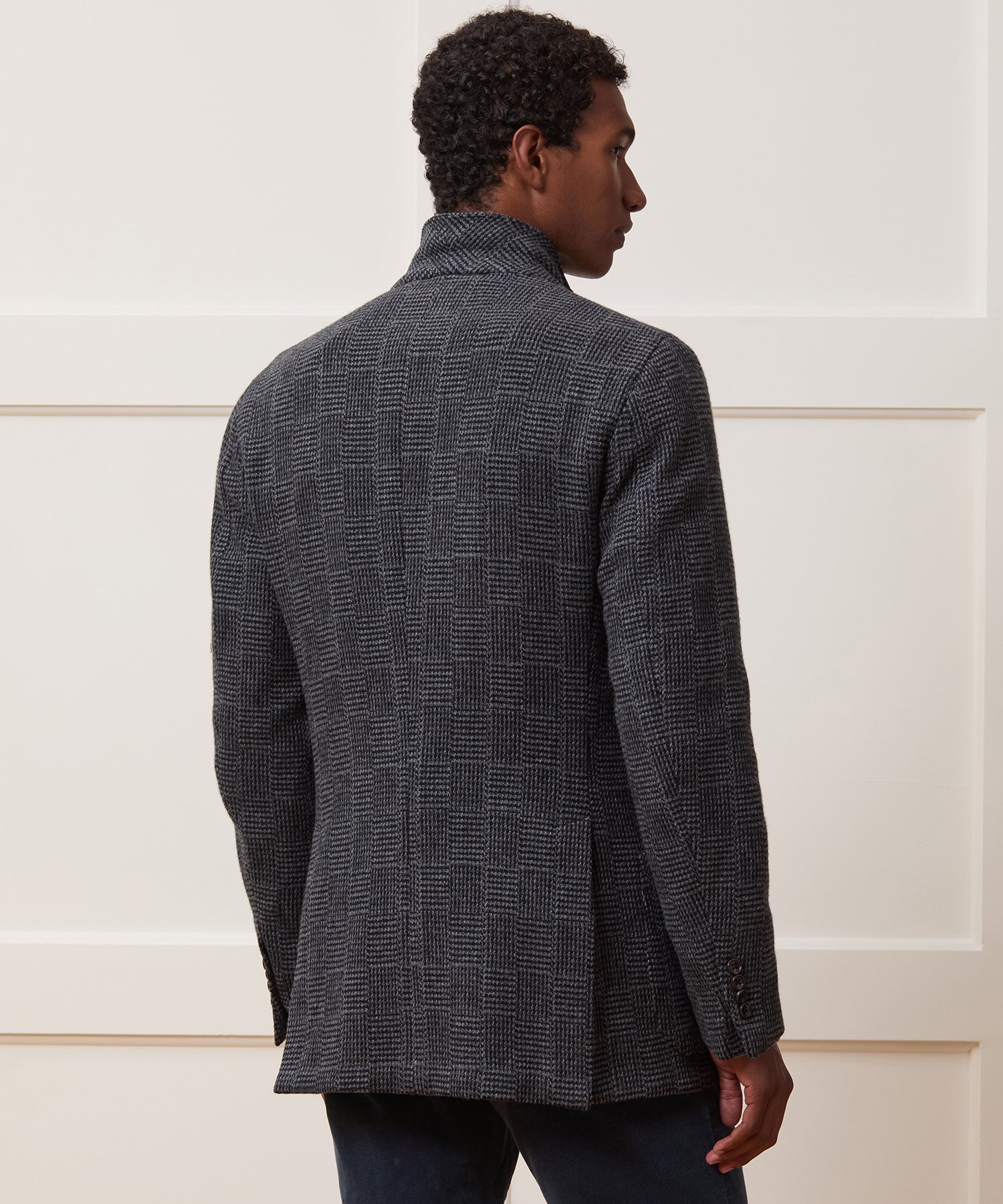 Italian Wool Glen Plaid Sport Coat