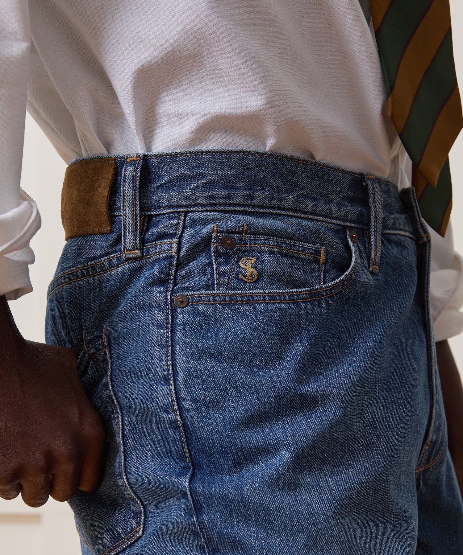 Western Jean in Vintage Blue