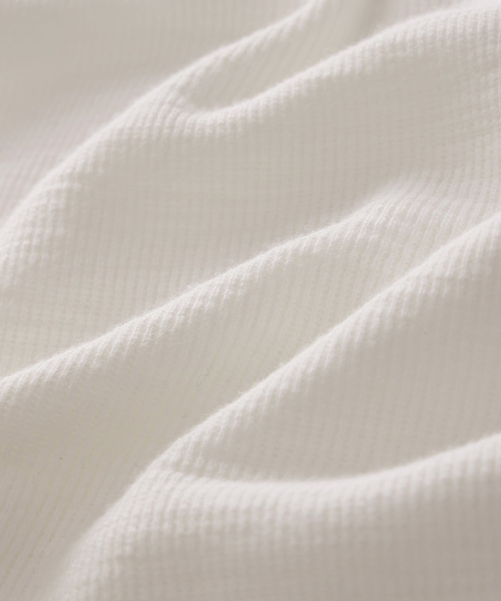Lightweight Mini Waffle Henley